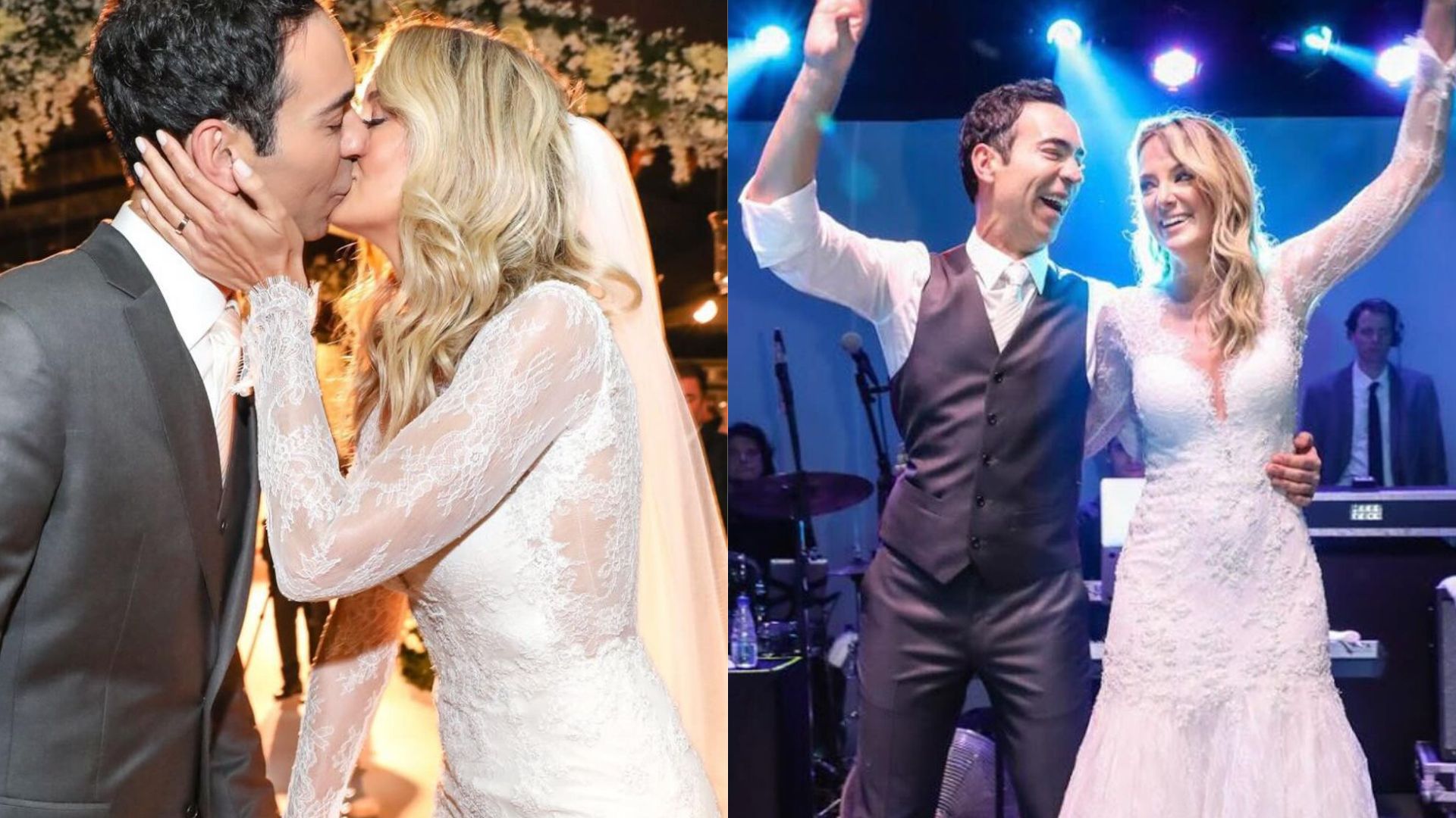 Ticiane Pinheiro abre álbum de casamento com César Tralli: “6 anos casados”