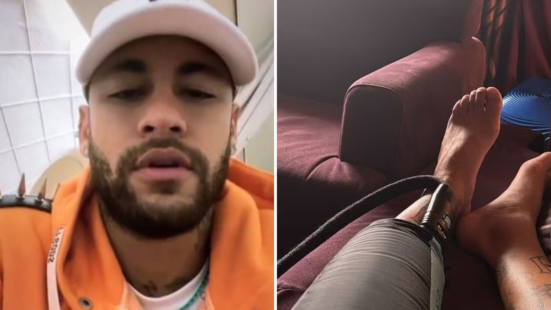 De licença, Neymar continua tratamento mesmo em seu navio: “No rolê, vale?”