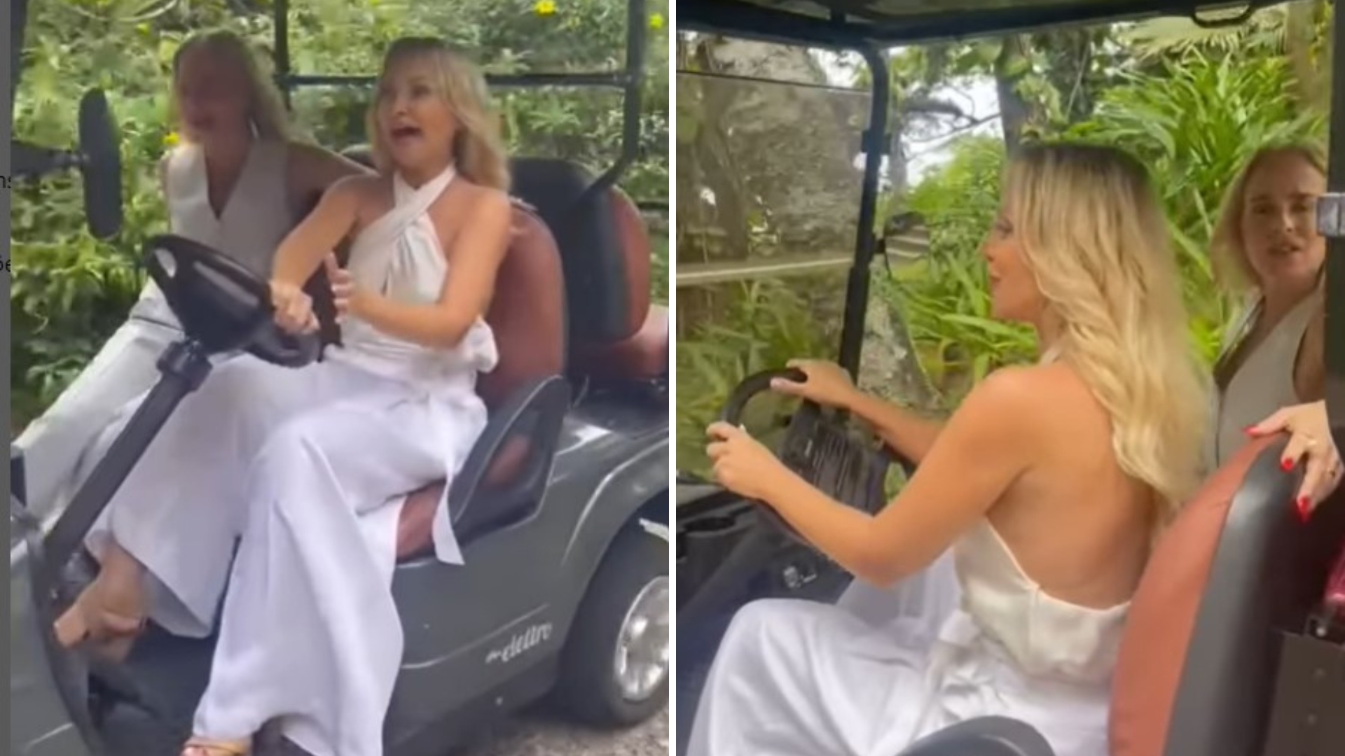 Eliana quase causa acidente com Angélica em carrinho de golfe: “Vai de táxi”