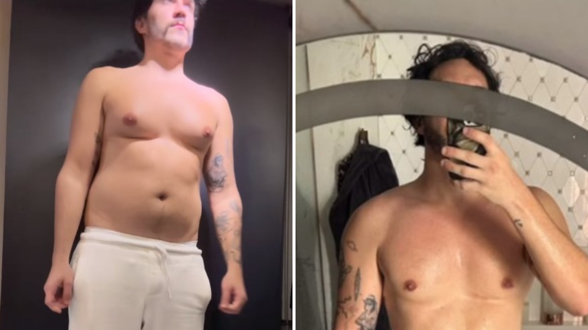 Eliezer impressiona ao mostrar antes e depois de transformação do corpo