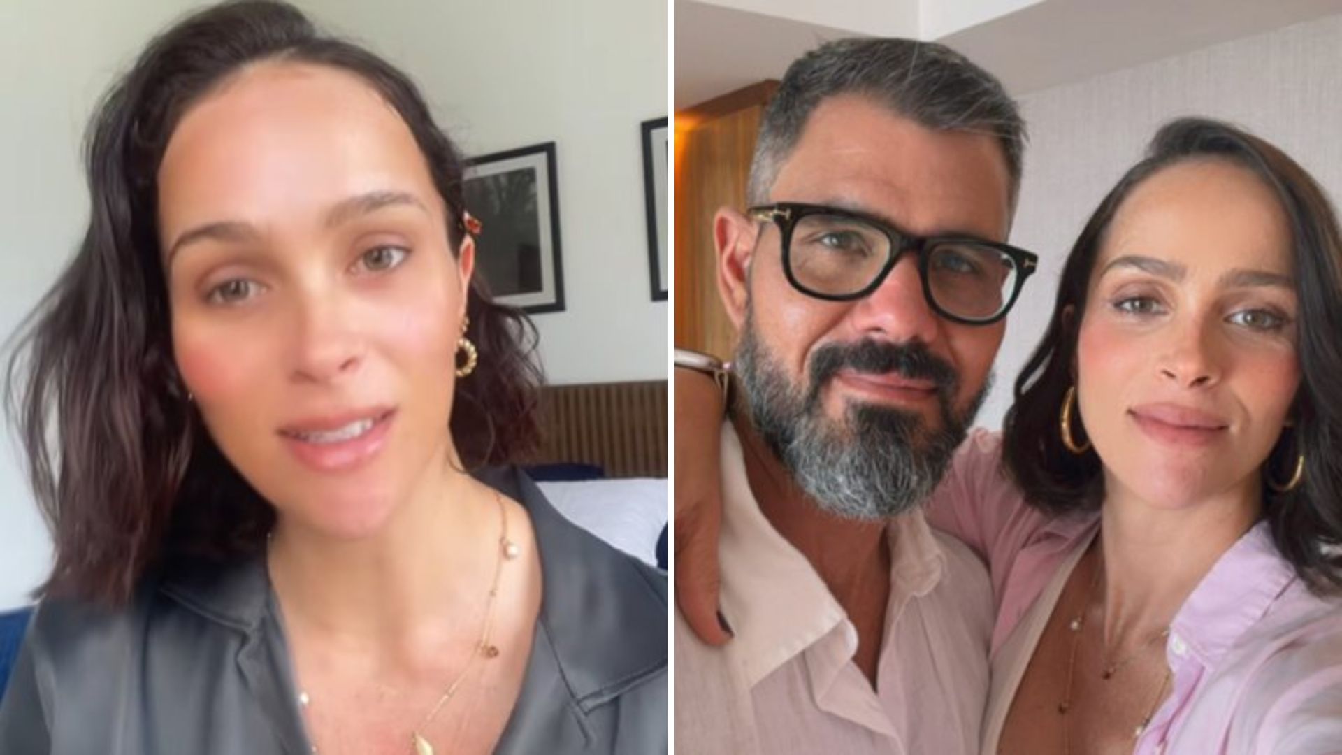 Doente, esposa grávida defende Juliano Cazarré de acusação: “Não é culpa dele”