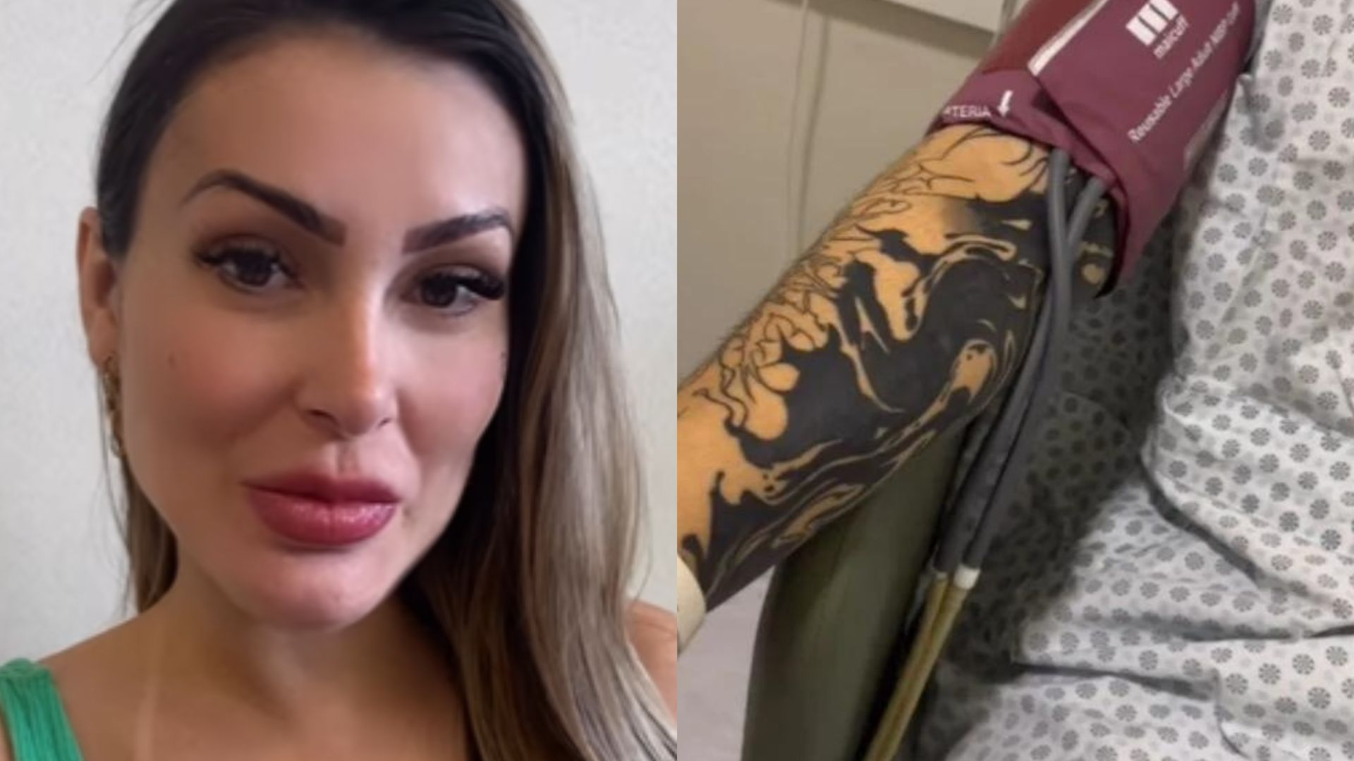 Filho de Andressa Urach é internado e passa por cirurgia: “Confio no médico”