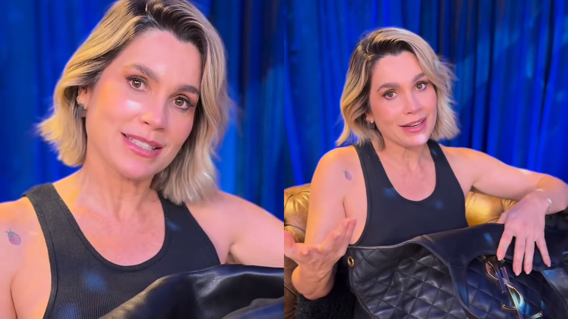 Flávia Alessandra surpreende ao detalhar o que leva dentro de sua bolsa: “O essencial”