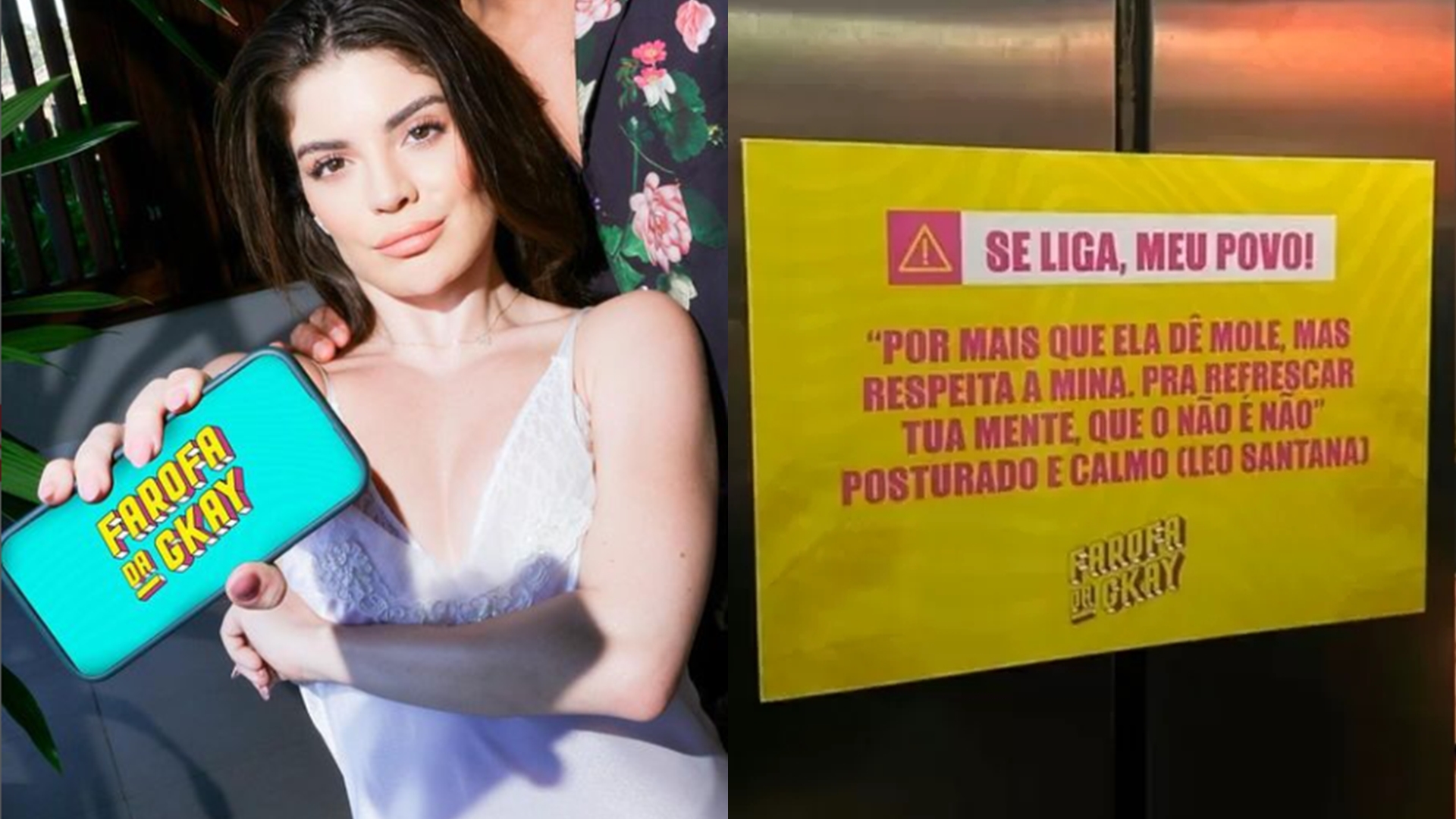 Após escândalo com Tirullipa, GKay pede respeito a convidados na Farofa: “Não é não”