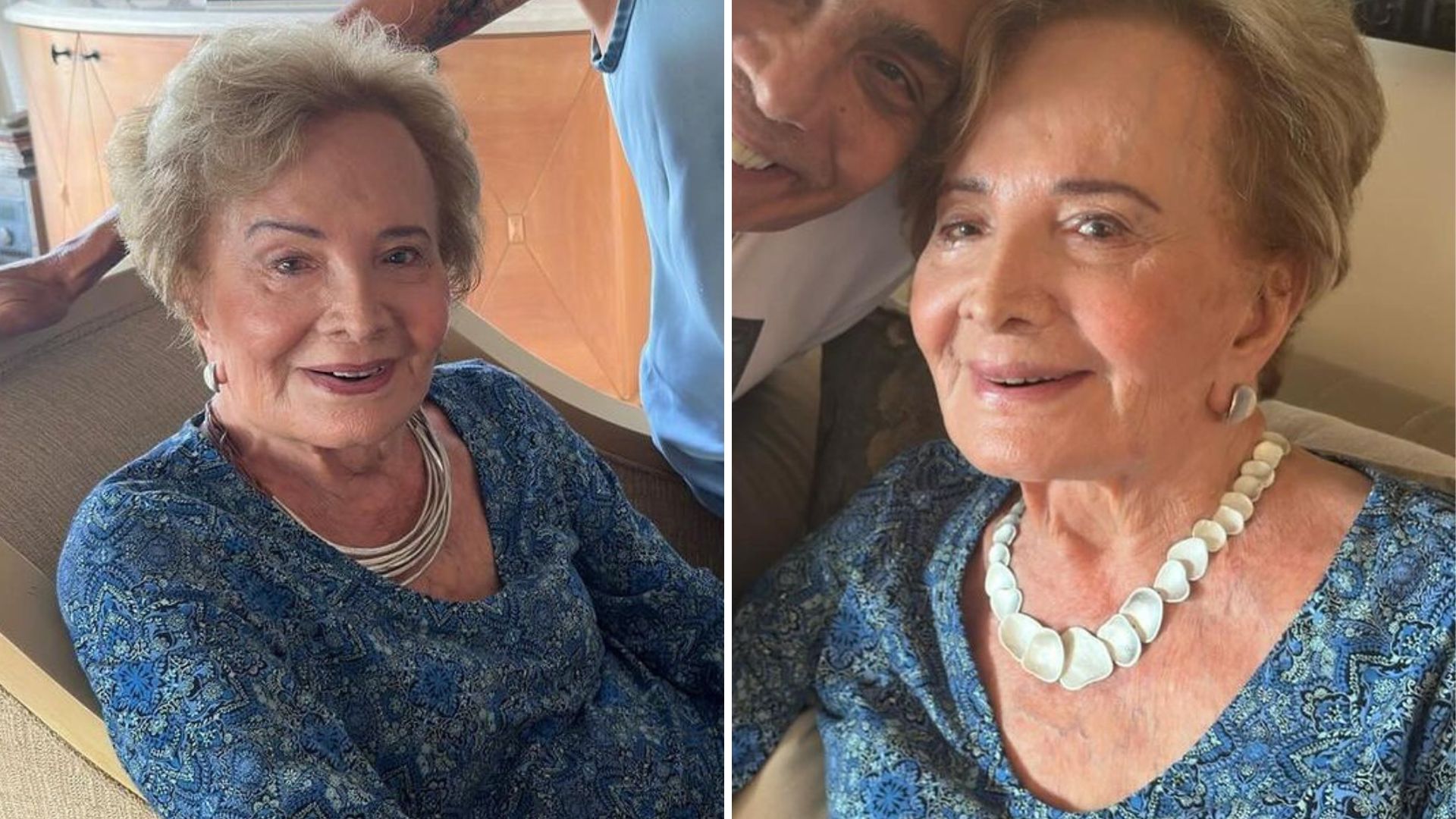 Glória Menezes faz aparição raríssima com os filhos no Natal: “Foi um bom dia”