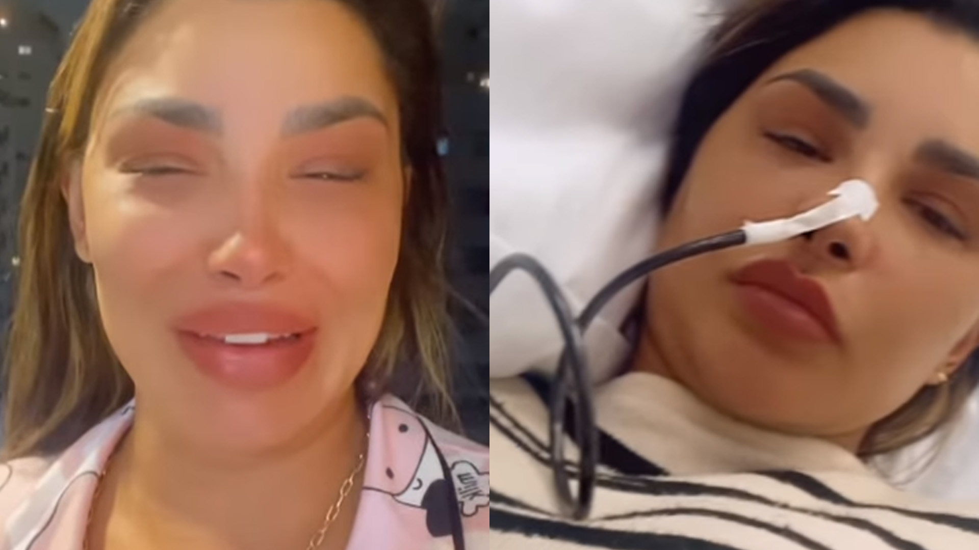 Após separação, Jenny Miranda é internada às pressas: “Estou no hospital”
