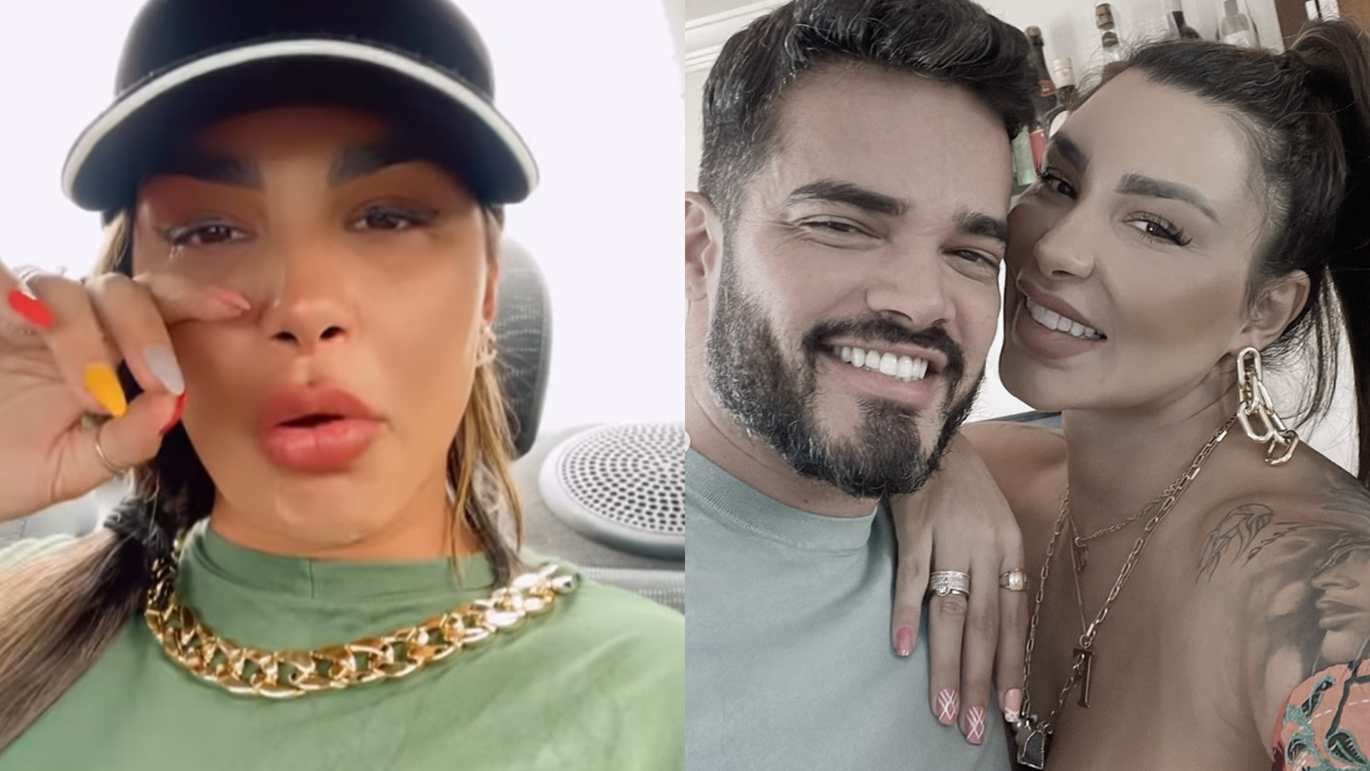 Jenny Miranda revela que foi largada pelo marido e chora: “Decisão dele”