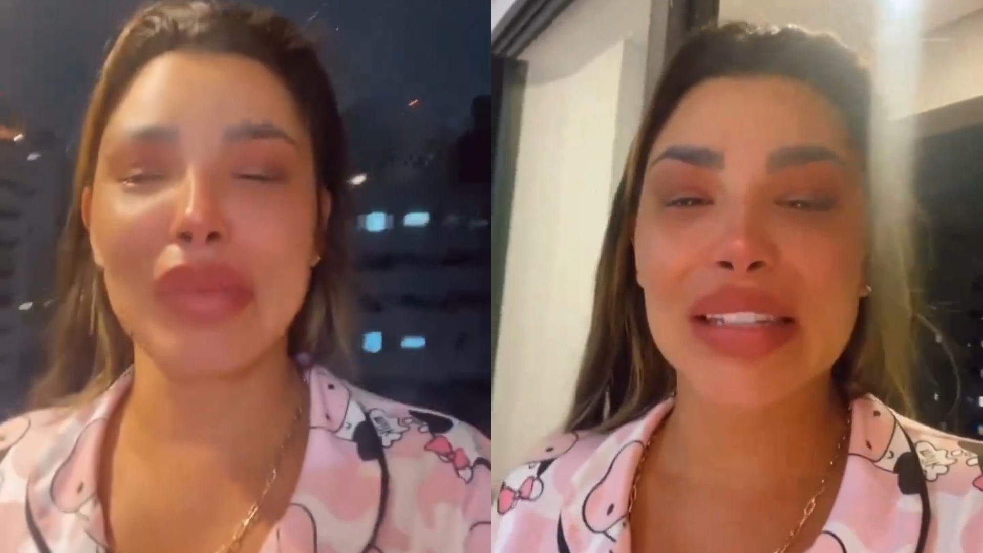 Jenny Miranda surge aos prantos em sacada e faz desabafo de despedida: “Minha morte”