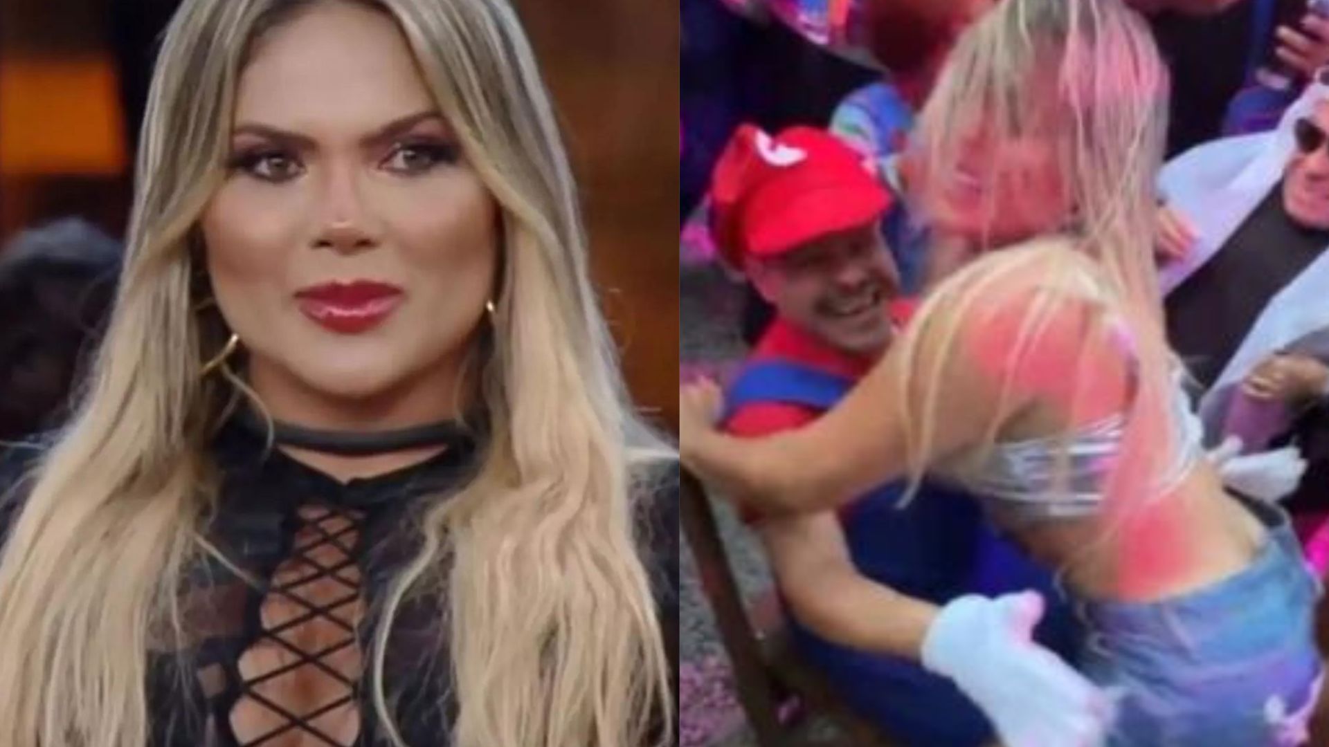 Fora de ‘A Fazenda 15’, Kally Fonseca dá beijão em ex-peoa: “Extravasei”