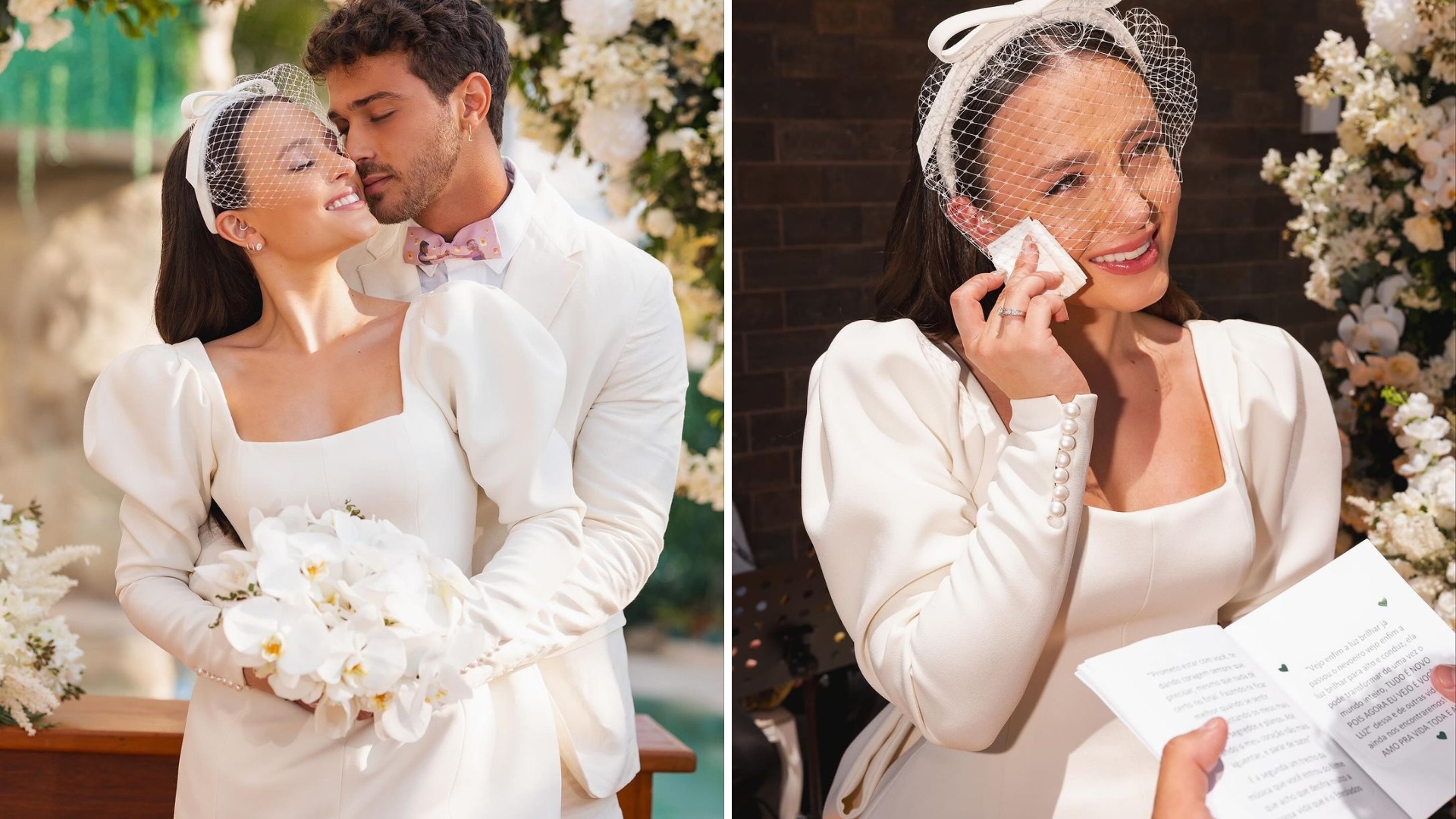 Larissa Manoela casou com vestido confeccionado no sigilo; saiba detalhes!