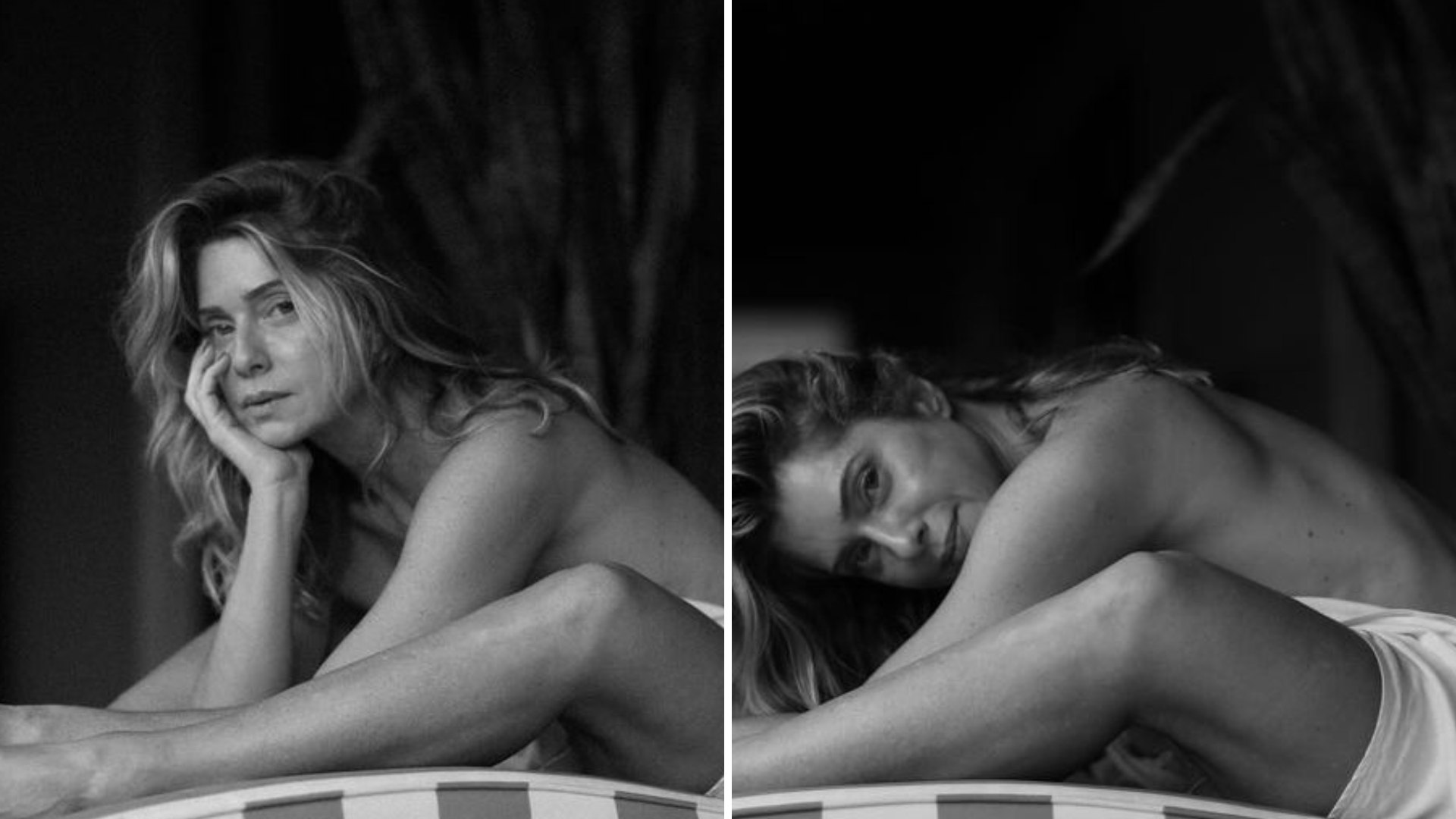 Letícia Spiller posa radiante de topless e faz reflexão: “História sabida”