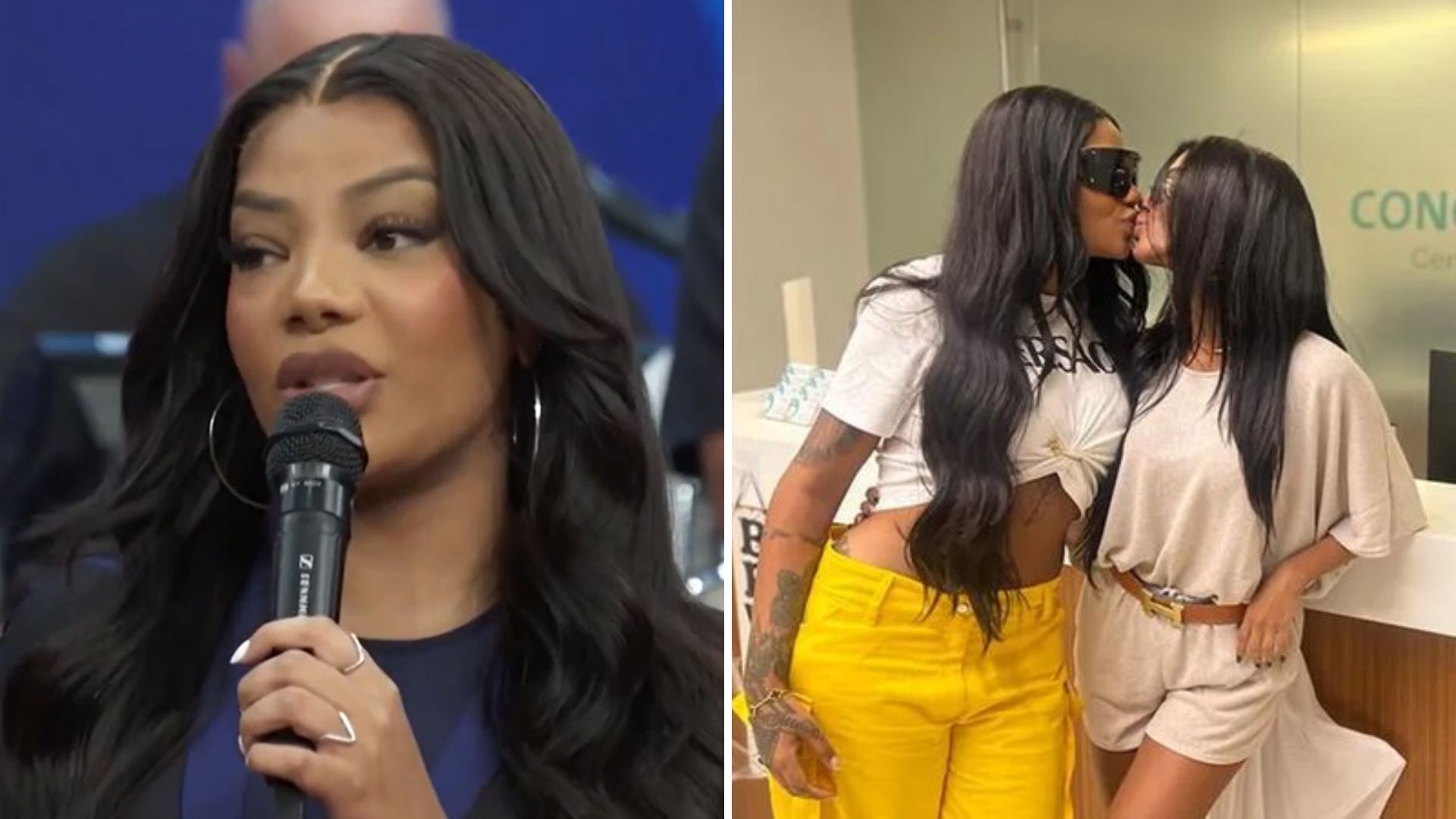 Ludmilla sonha com nome do filho com Brunna Gonçalves: “Fazer suspense”