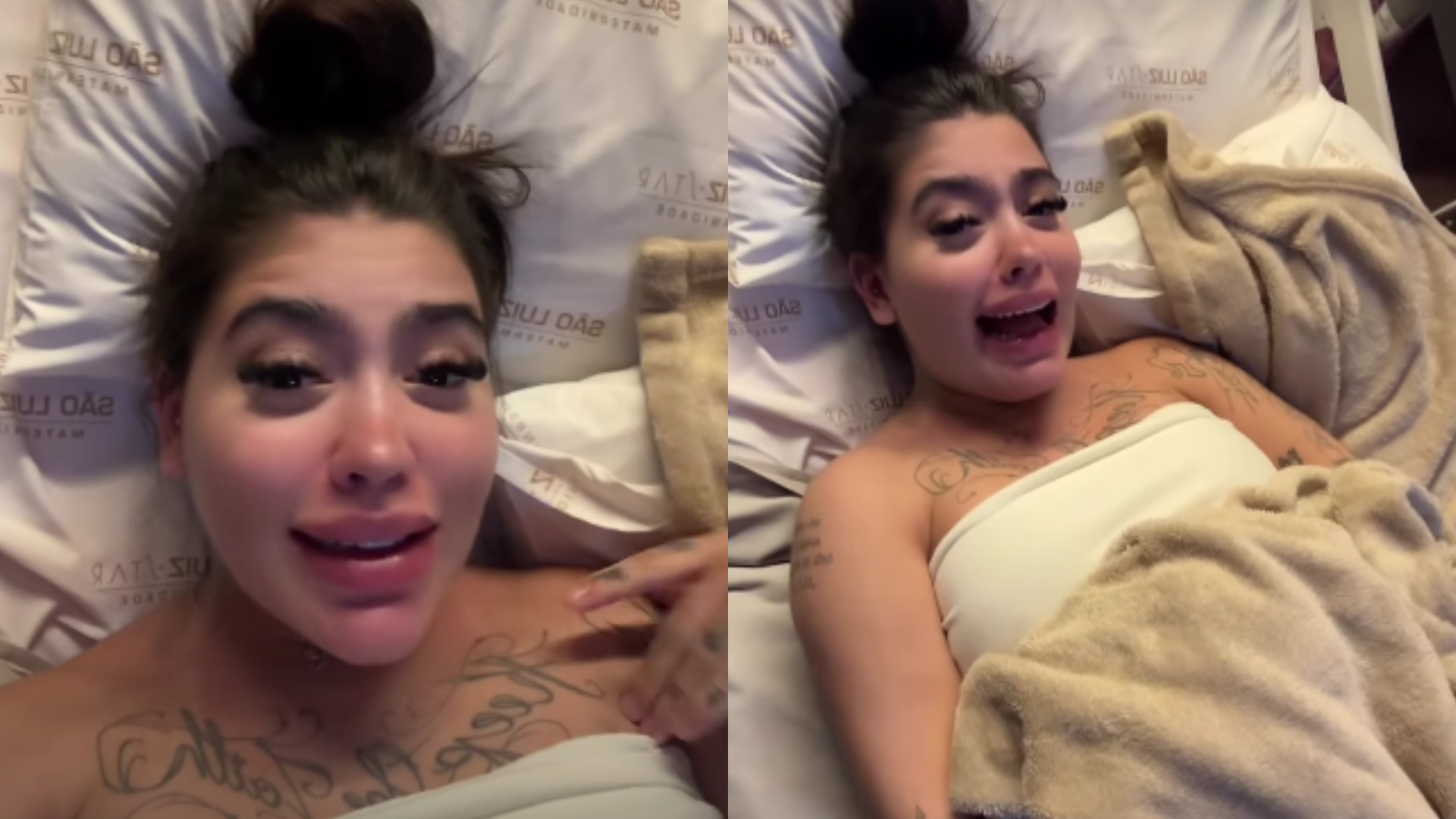 Prestes a dar à luz, MC Mirella passa a madrugada no hospital: “Começou”
