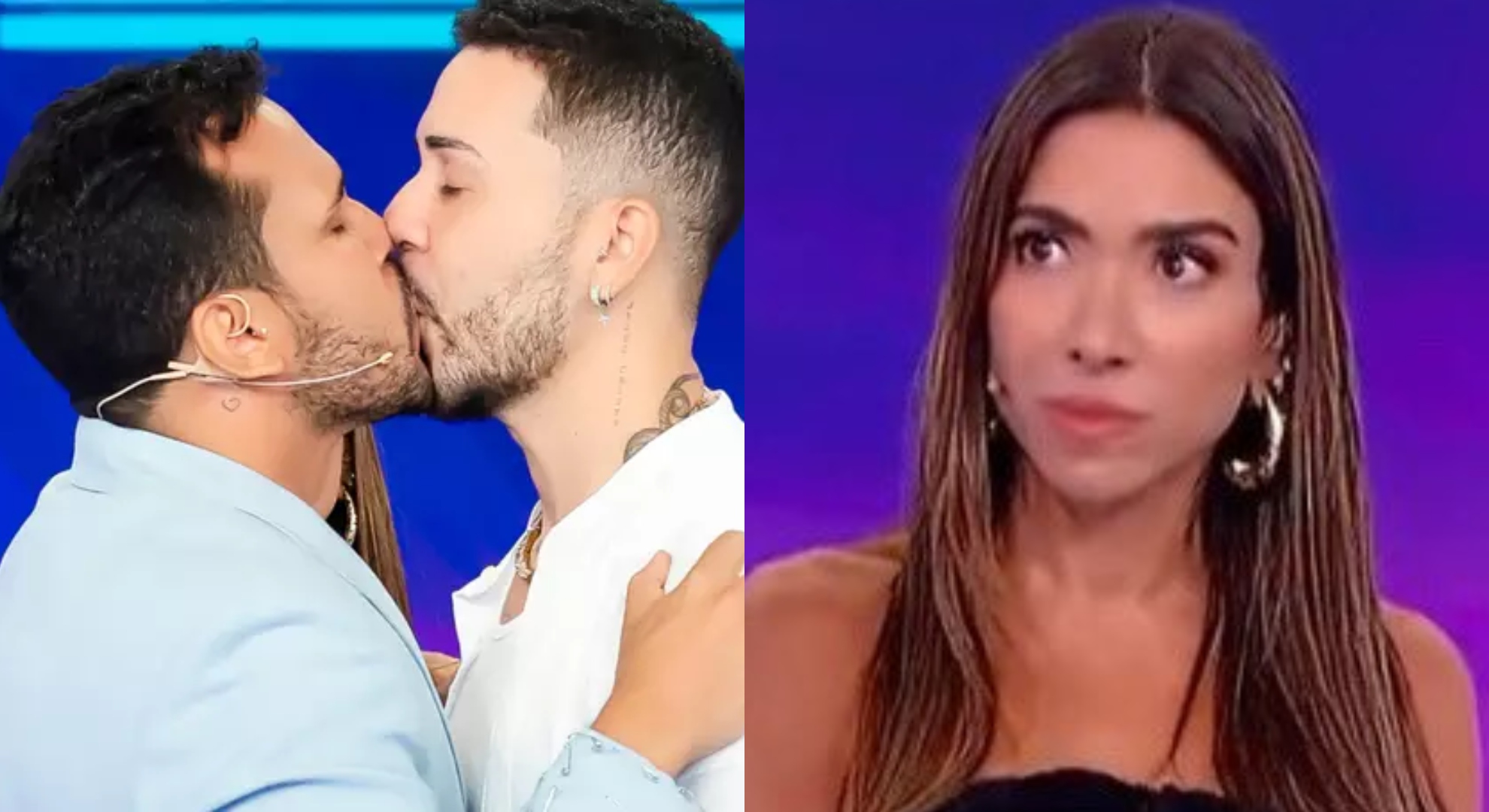 Patrícia Abravanel reage após beijo de Lucas Guimarães e Carlinhos Maia; veja