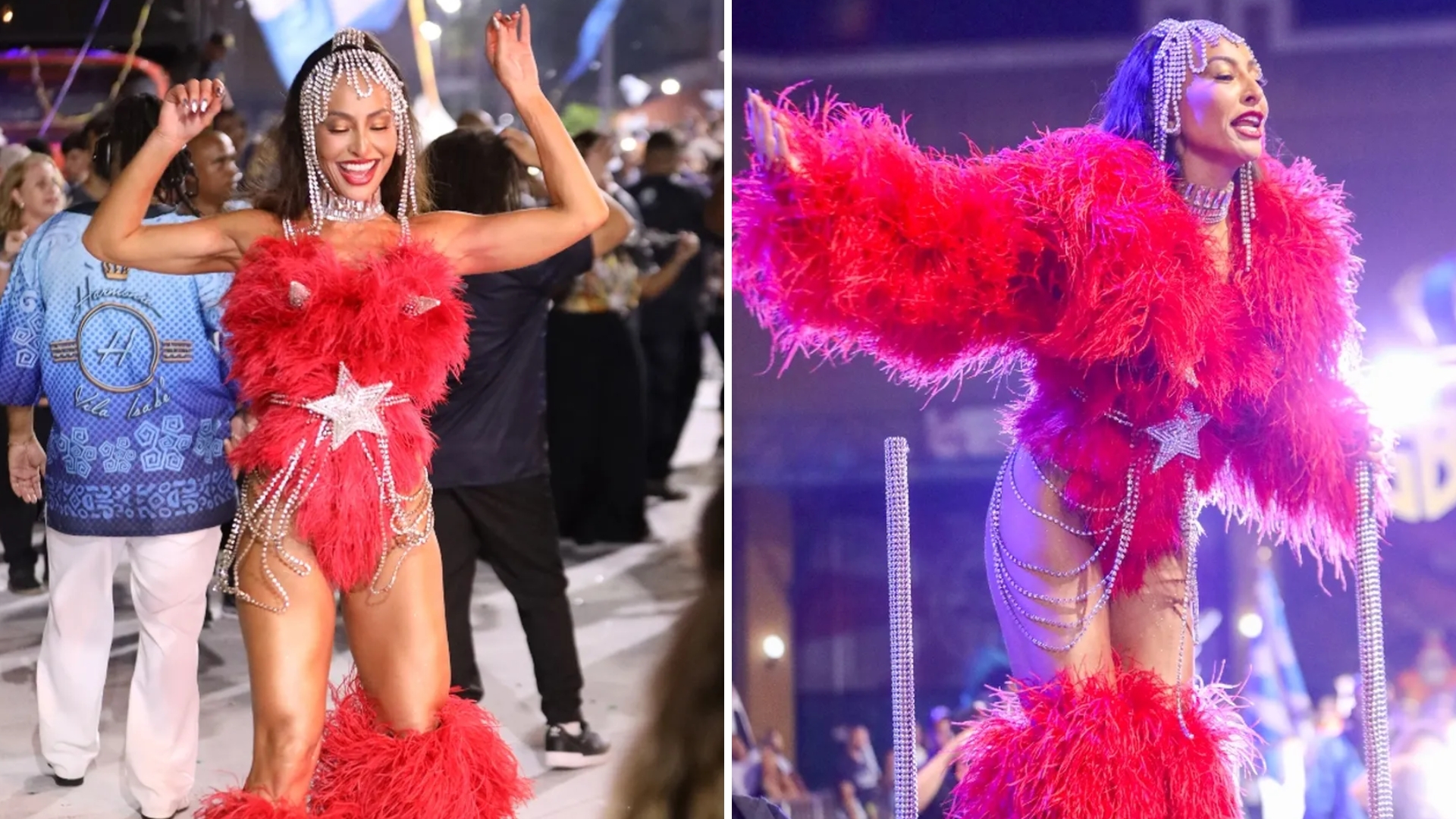 Sabrina Sato surge radiante em evento e encanta com samba nos pés: “Especial”