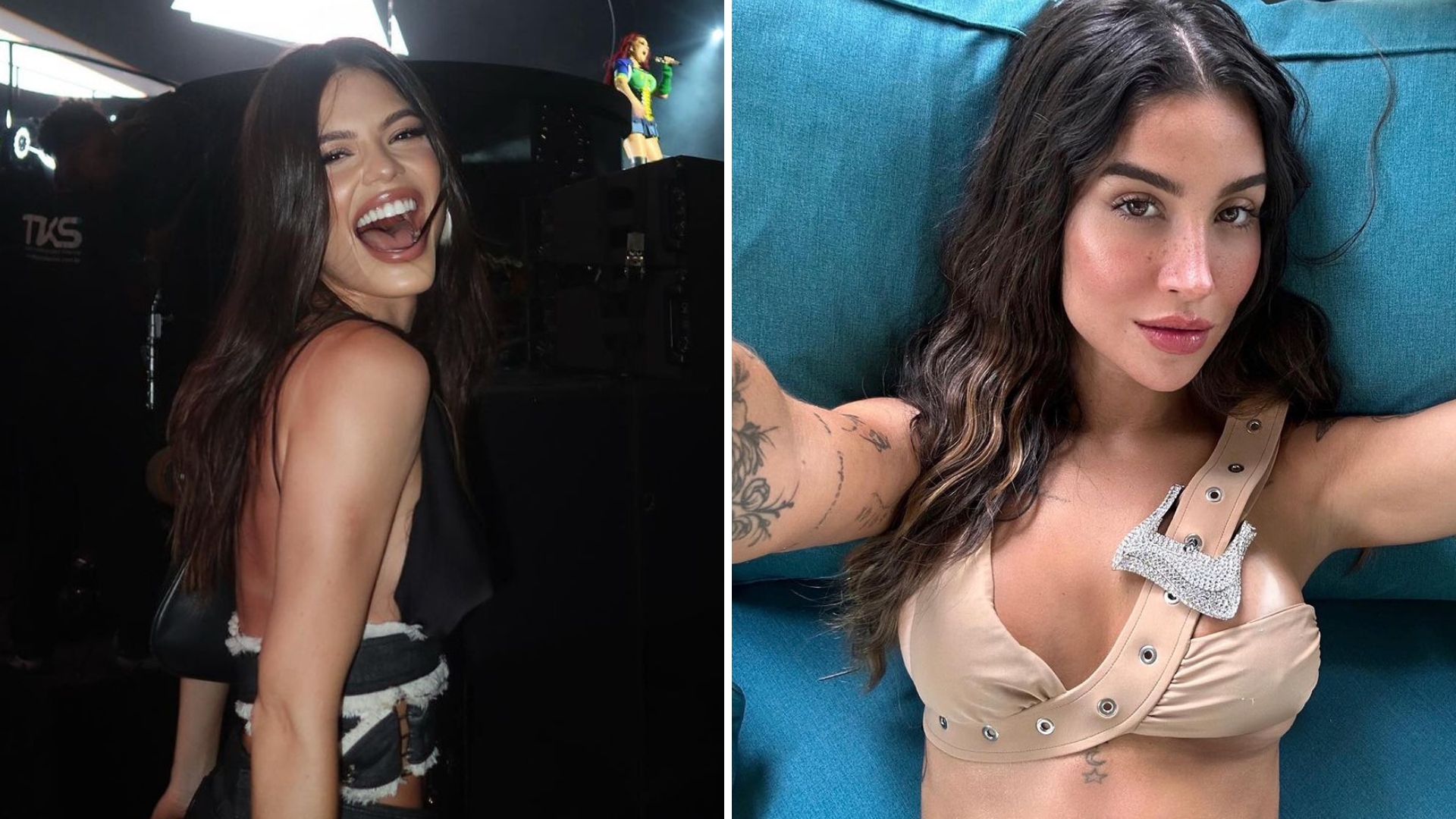 Vitória Strada e Bianca Andrade são flagradas em clima de intimidade em festa