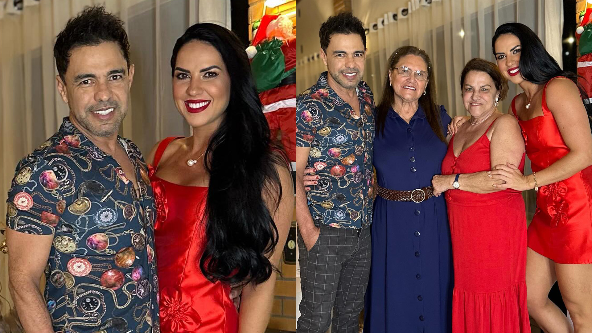 Zezé di Camargo dispensa filhos e passa Natal com Graciele Lacerda: “Sem amor”
