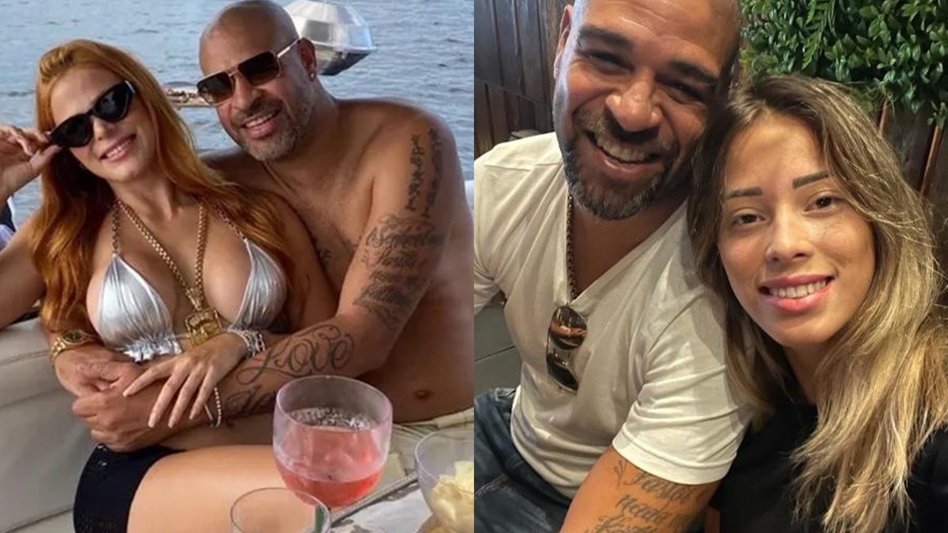 Adriano Imperador é cobrado pela ex após flagra com mulher em lancha: “Me manda o divórcio”