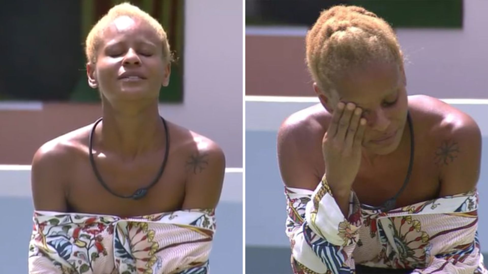 BBB23: Aline Wirley desaba sozinha no jardim e faz desabafo doloroso: “Não é fácil”