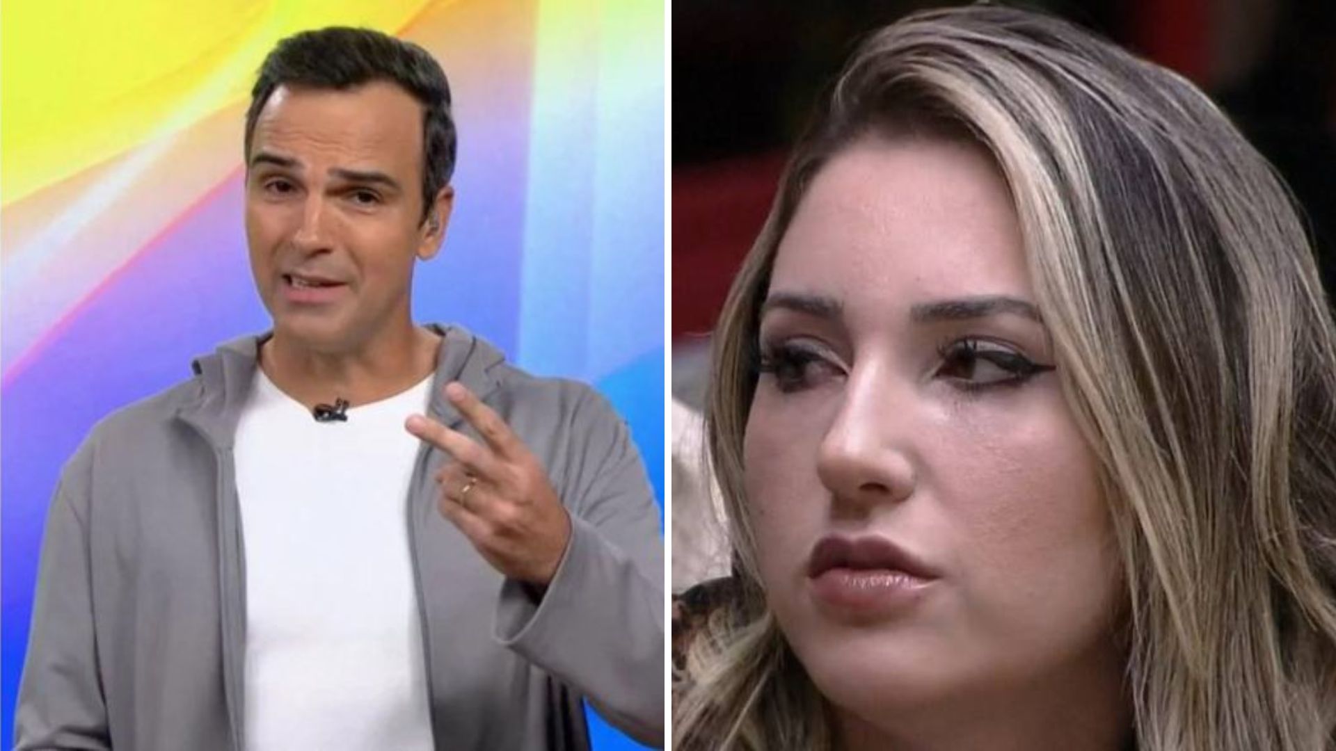 BBB23: Amanda ‘se irrita’ com Tadeu Schmidt ao vivo: “Me fez passar o dia inteiro”