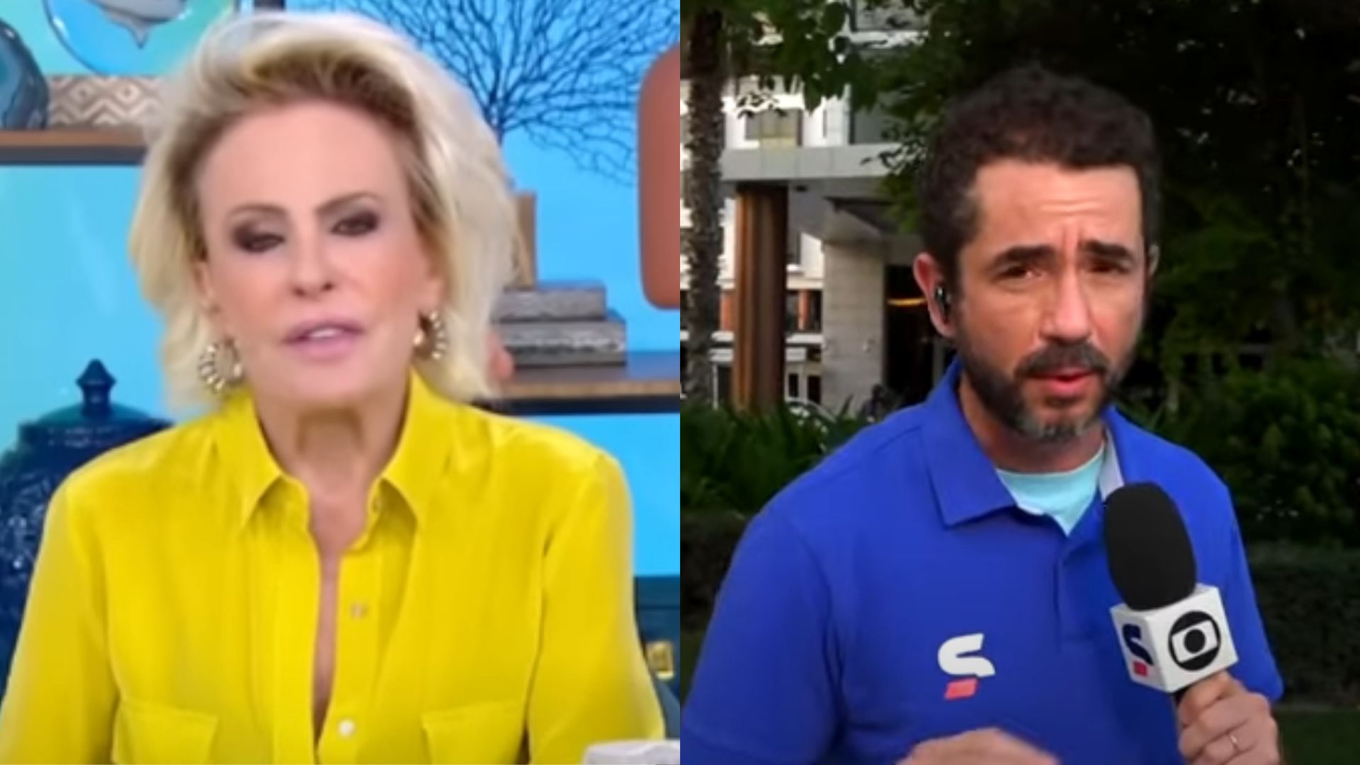 Ana Maria Braga perde a paciência e dá patada em Felipe Andreoli ao vivo: “Não vou ficar”