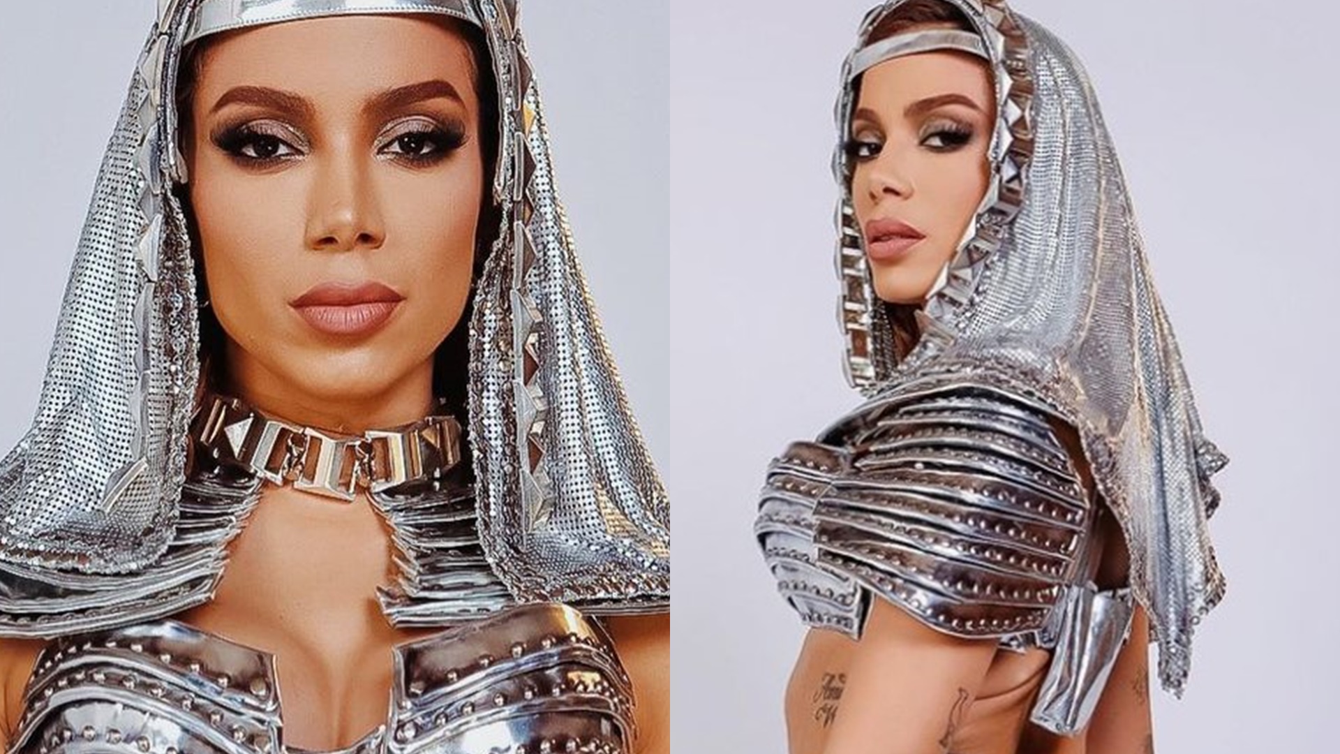 Anitta deixa bumbum lisinho de fora em fantasia de Joana D’Arc para bloco: “É carnaval”