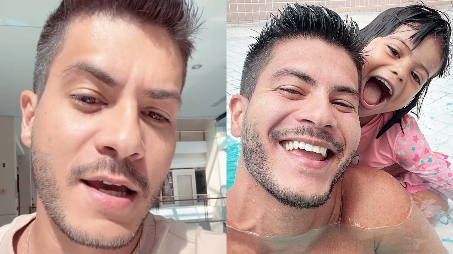 Pai solteiro, Arthur Aguiar prepara surpresa fofa para a filha: “Bem bonitinha”