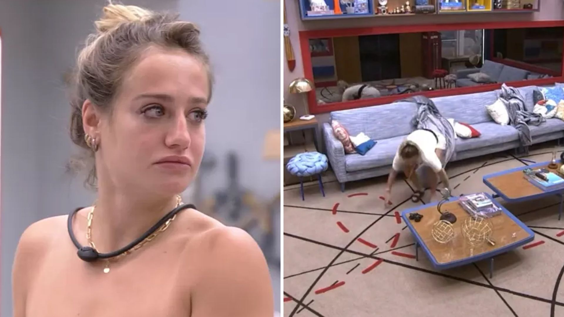 BBB23: Bruna Griphao leva tombo ao tentar atender Big Fone: “Desnorteada”