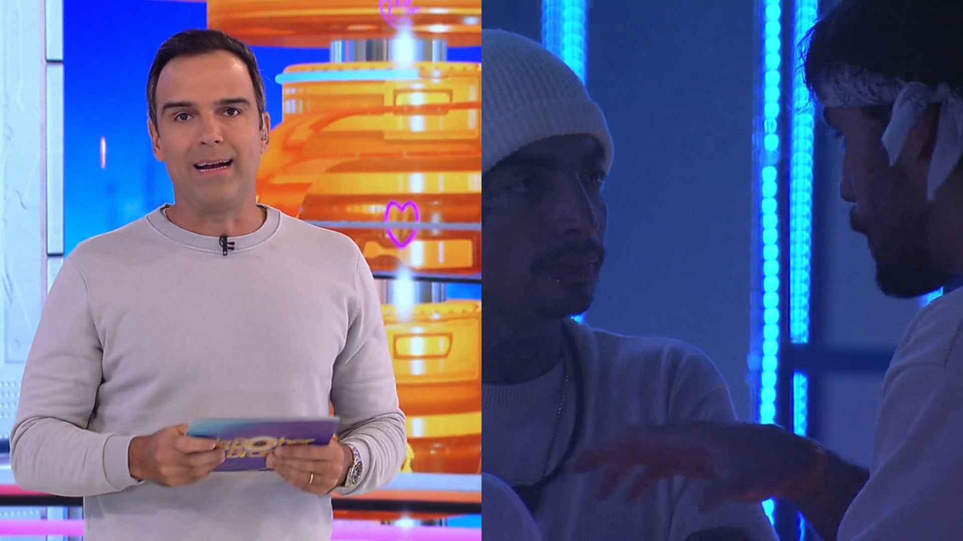 BBB23: Tadeu Schmidt alfineta Guimê ao comentar treta com Sapato: “Não supera”