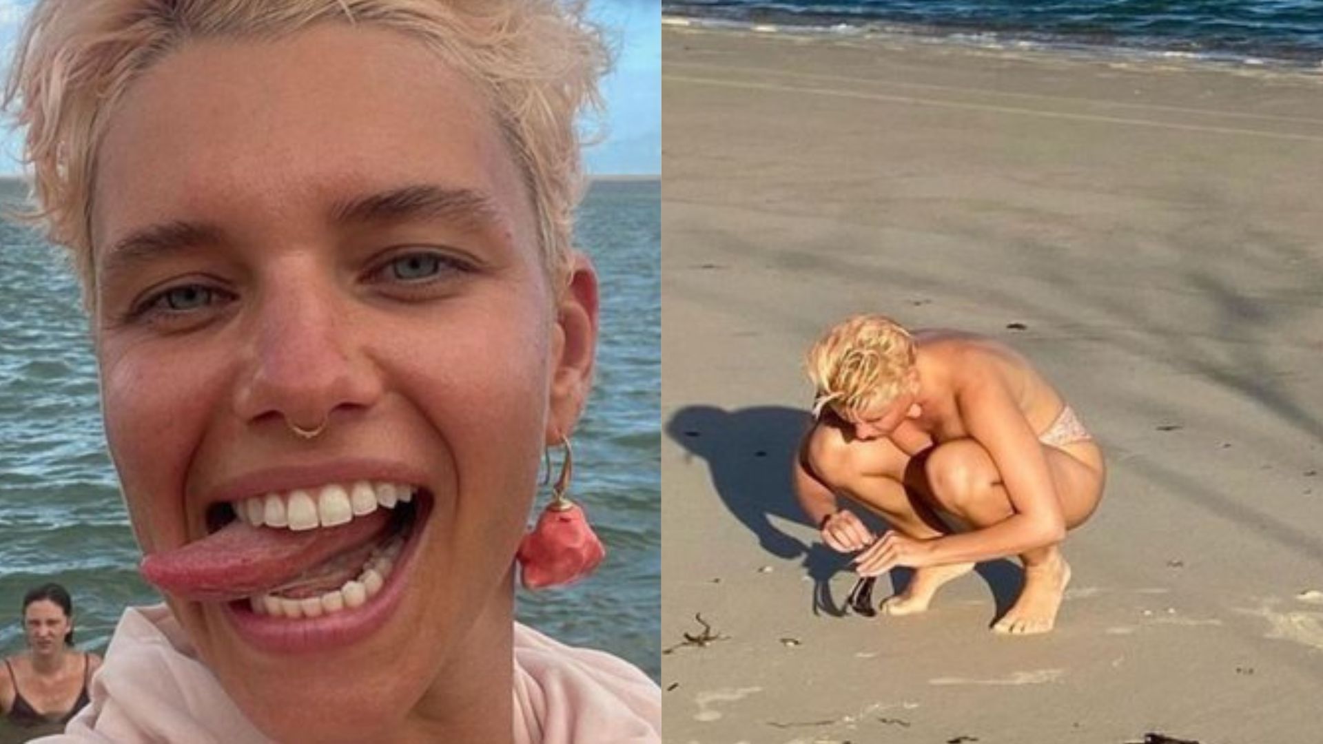 Bruna Linzmeyer tira parte de cima do biquíni e causa alvoroço na web: “Deusa”