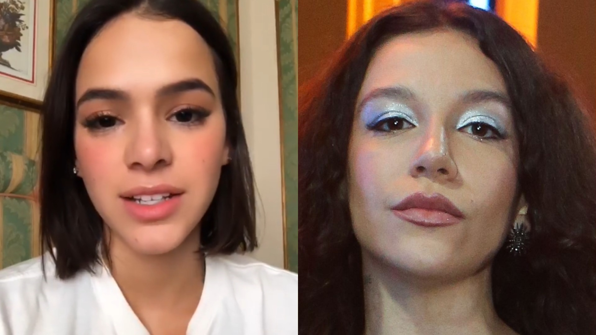 Bruna Marquezine ameaça vazar música de Priscilla Alcântara e cantora reage: “Traiçoeiros”