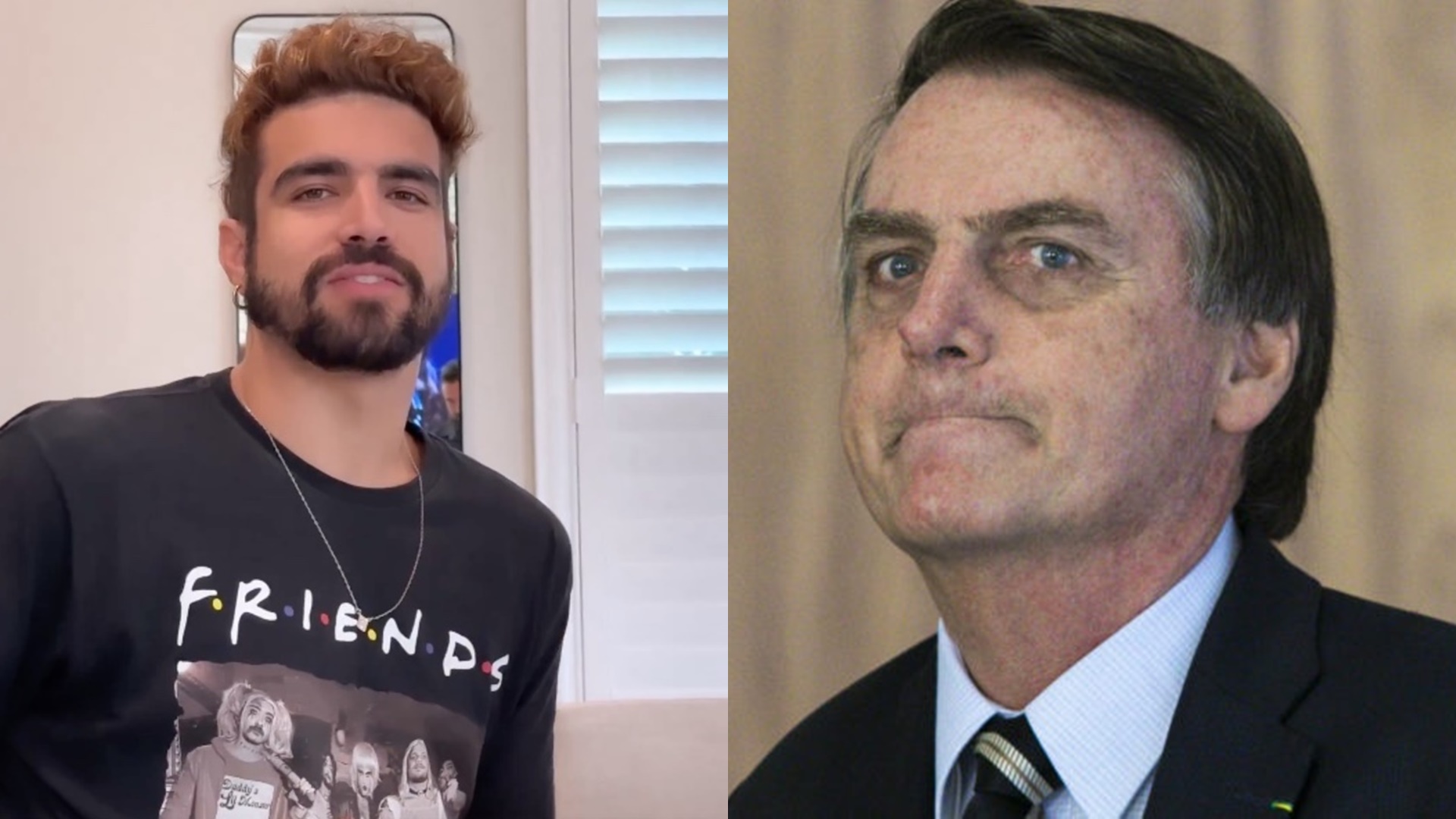 Caio Castro se manifesta sobre possível jantar com Bolsonaro nos Estados Unidos