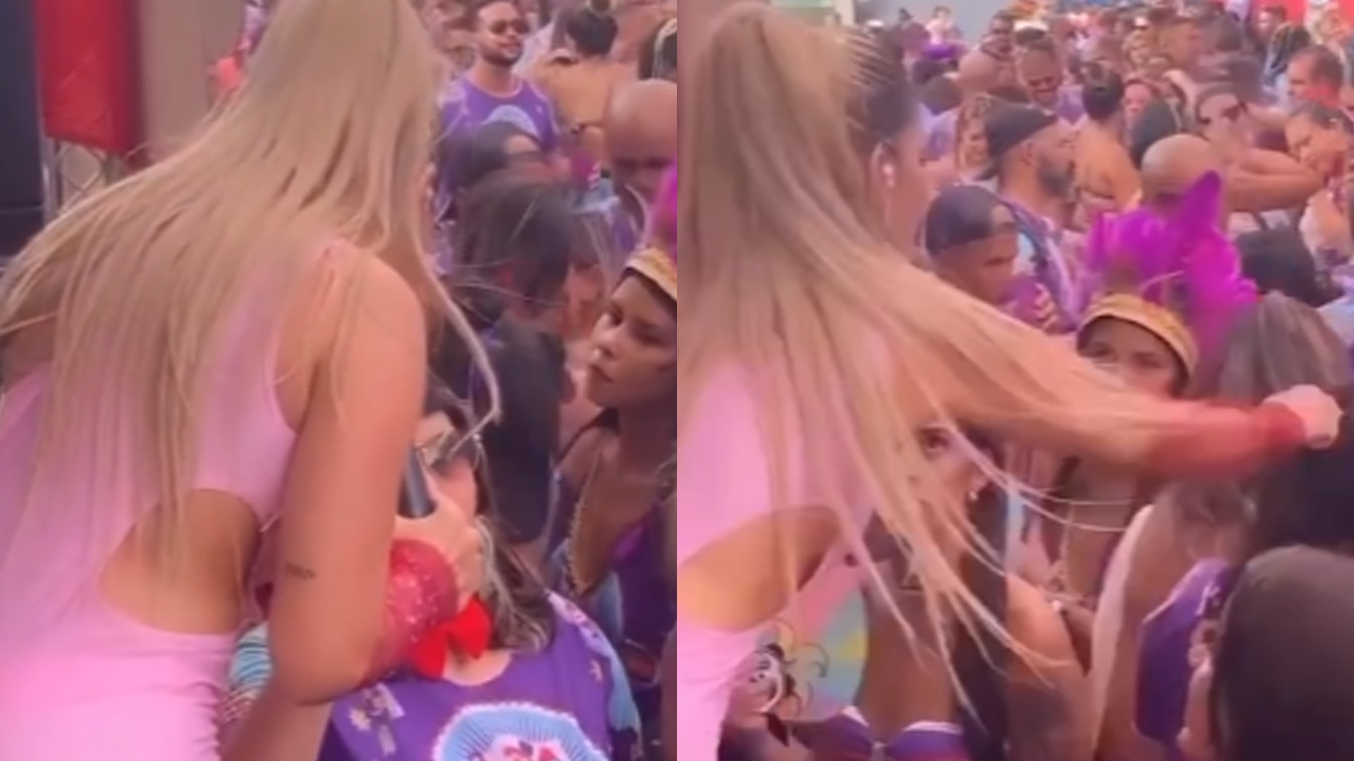 Cantora tem microfone “roubado” e dá soco em mulher na plateia: “Faria pior”