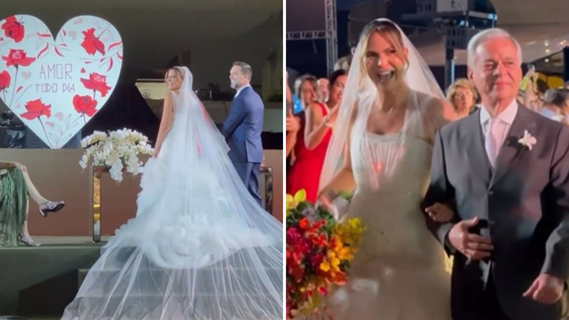 Carol Sampaio se casa em cerimônia dos sonhos com diversos famosos reunidos; veja