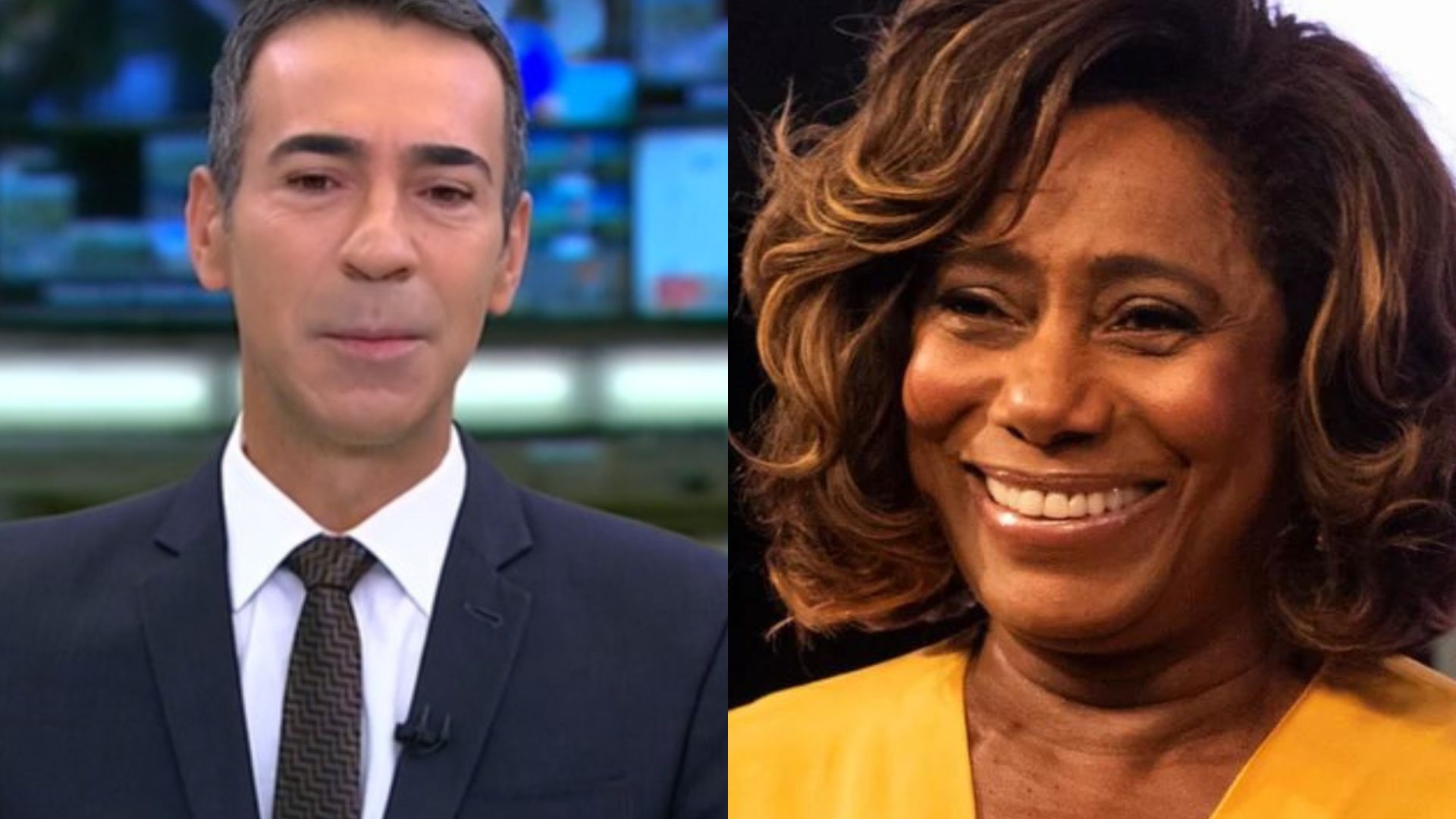Triste, César Tralli homenageia Glória Maria e detalha bastidores: “Algo único dela”