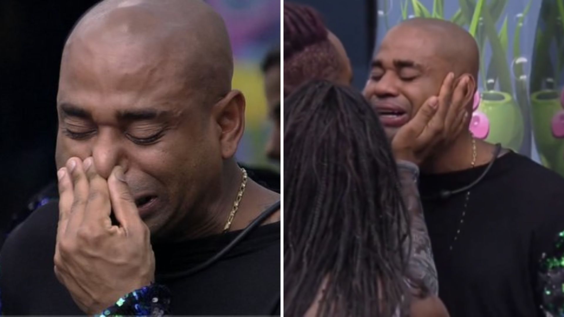 BBB23: Cezar chora copiosamente ao ter gatilho com fala de sister: “Me usaram”