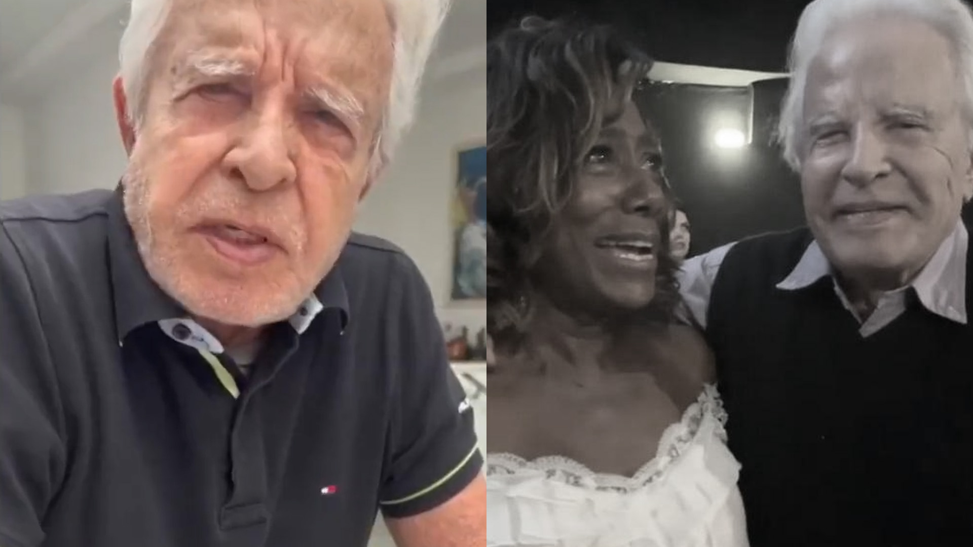 Aos 95 anos, Cid Moreira faz rara aparição e relembra carreira com Glória Maria: “Conheci em 69”