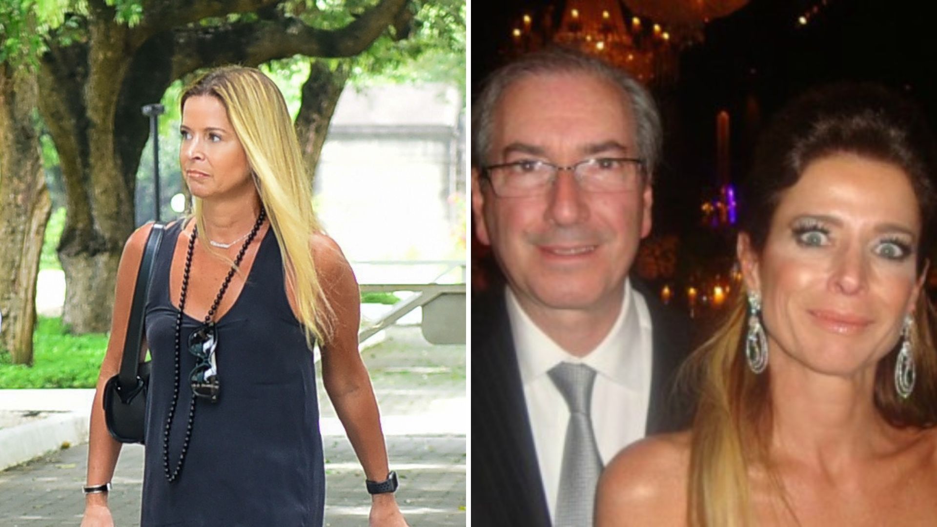 Lembra dela? Ex-Globo, esposa de Eduardo Cunha vai ao velório de Glória Maria