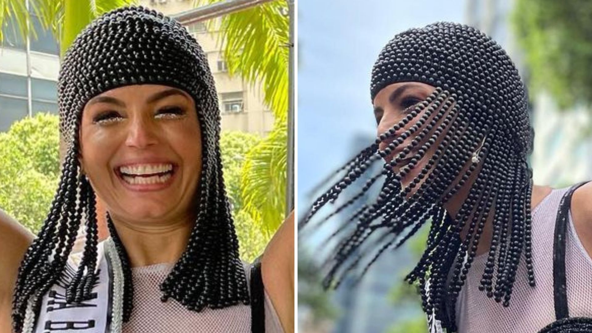 Emanuelle Araújo arrasa no retorno ao Carnaval com look ousado e samba no pé: “Chorei”