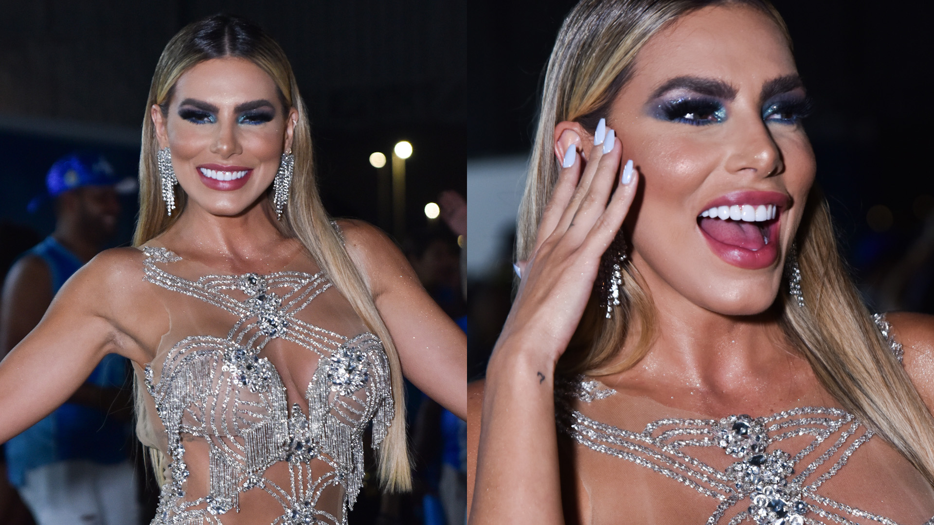 Erika Schneider impressiona com pernas musculosas em ensaio de Carnaval