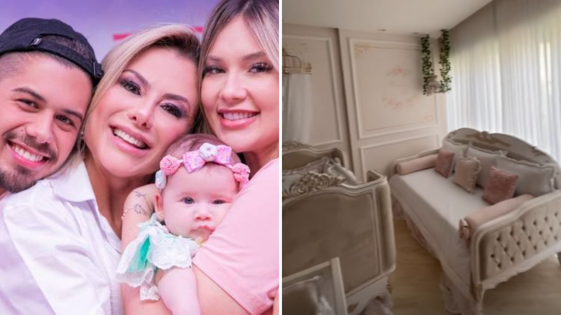 De princesa! Esposa de Leonardo mostra quarto luxuoso das netas em sua mansão: “Amei”