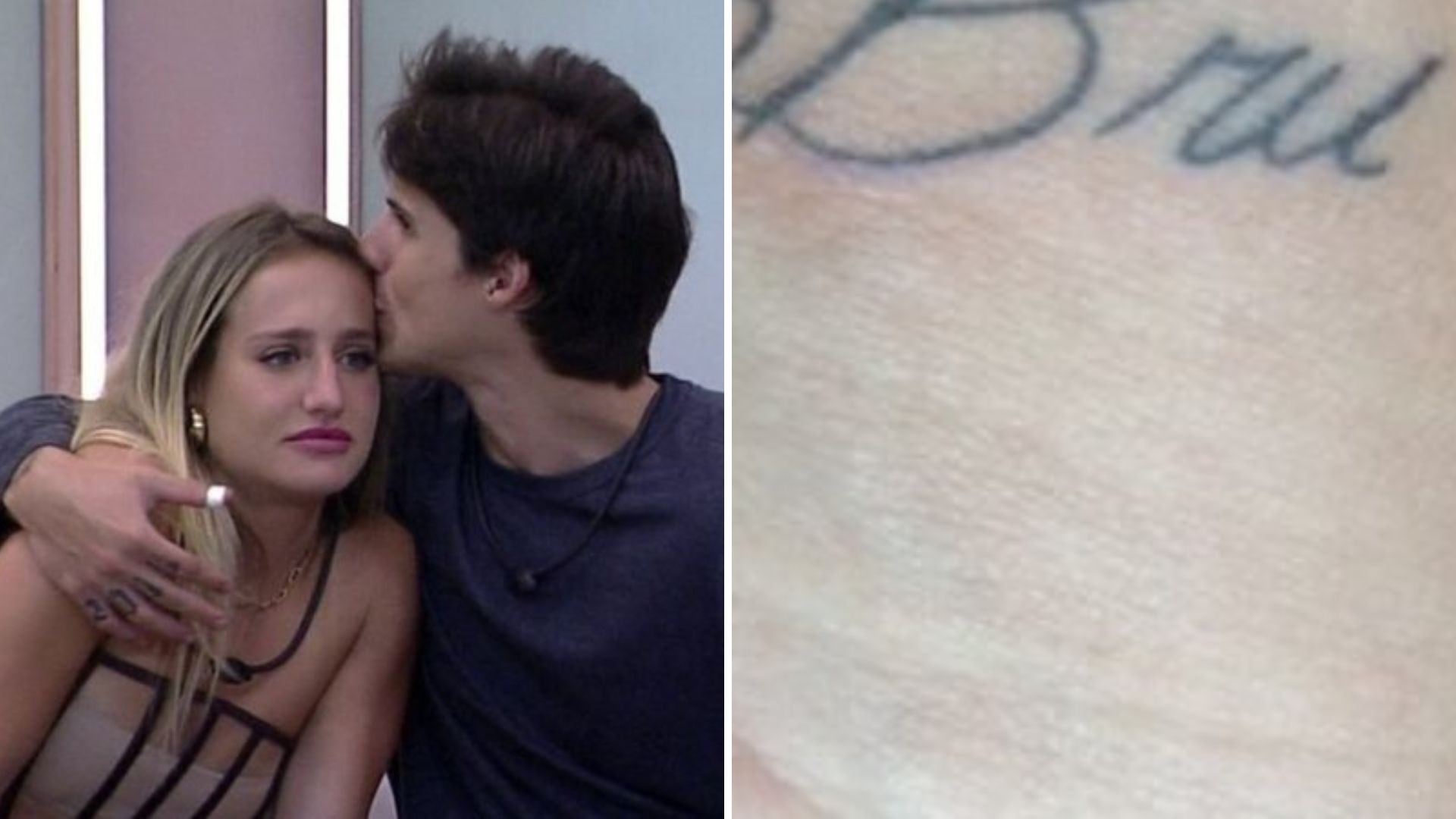 BBB23: Oi? Fã assíduo faz tatuagem em homenagem a Gabriel e Bruna Griphao: “Amo vocês”