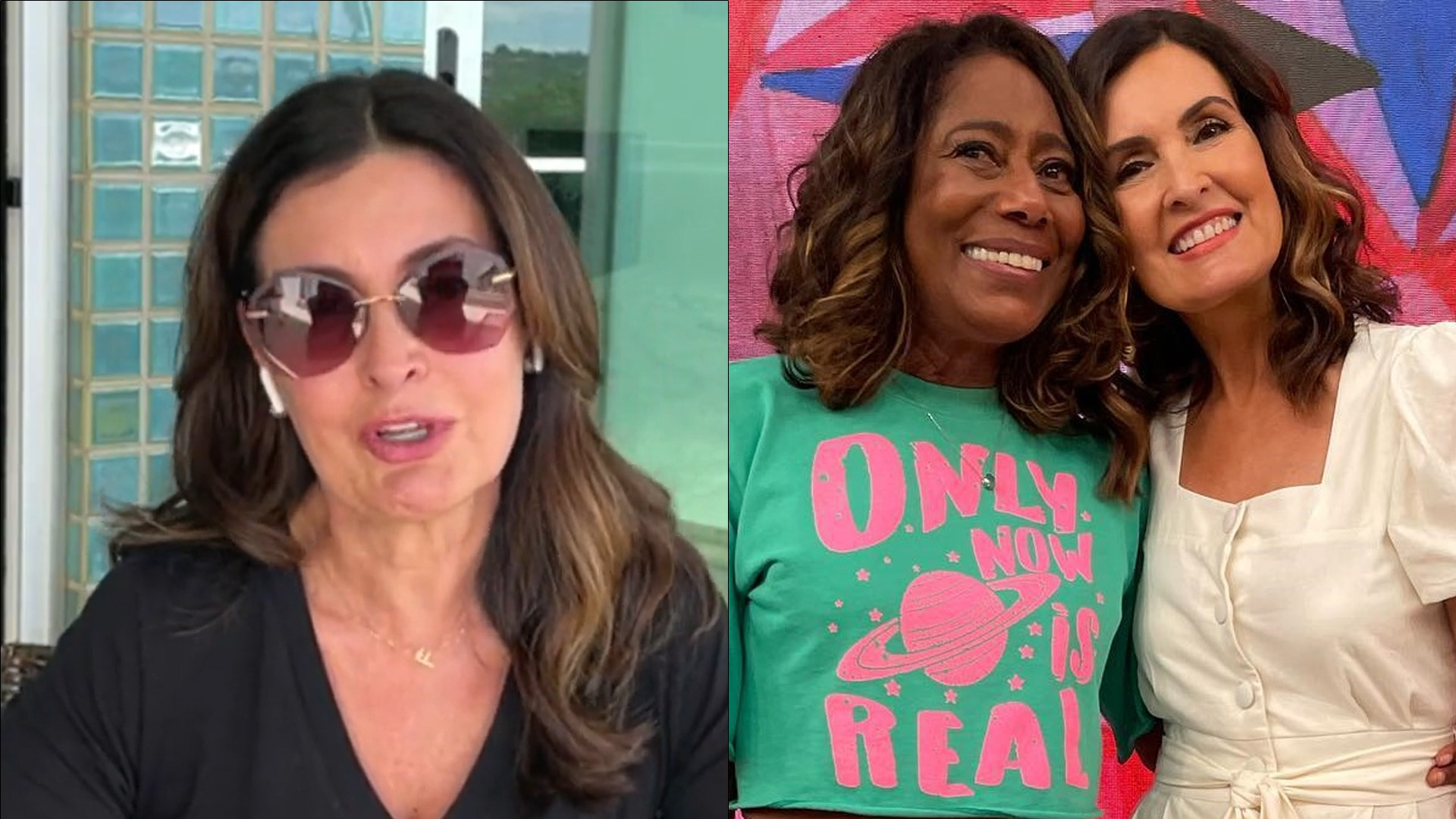 Fátima Bernardes desaba ao vivo com morte de Glória Maria: “Sentindo um vazio”