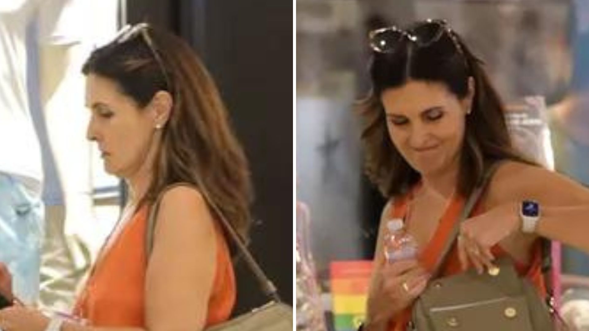 Fátima Bernardes arrasa com look casual durante compras em shopping no Rio