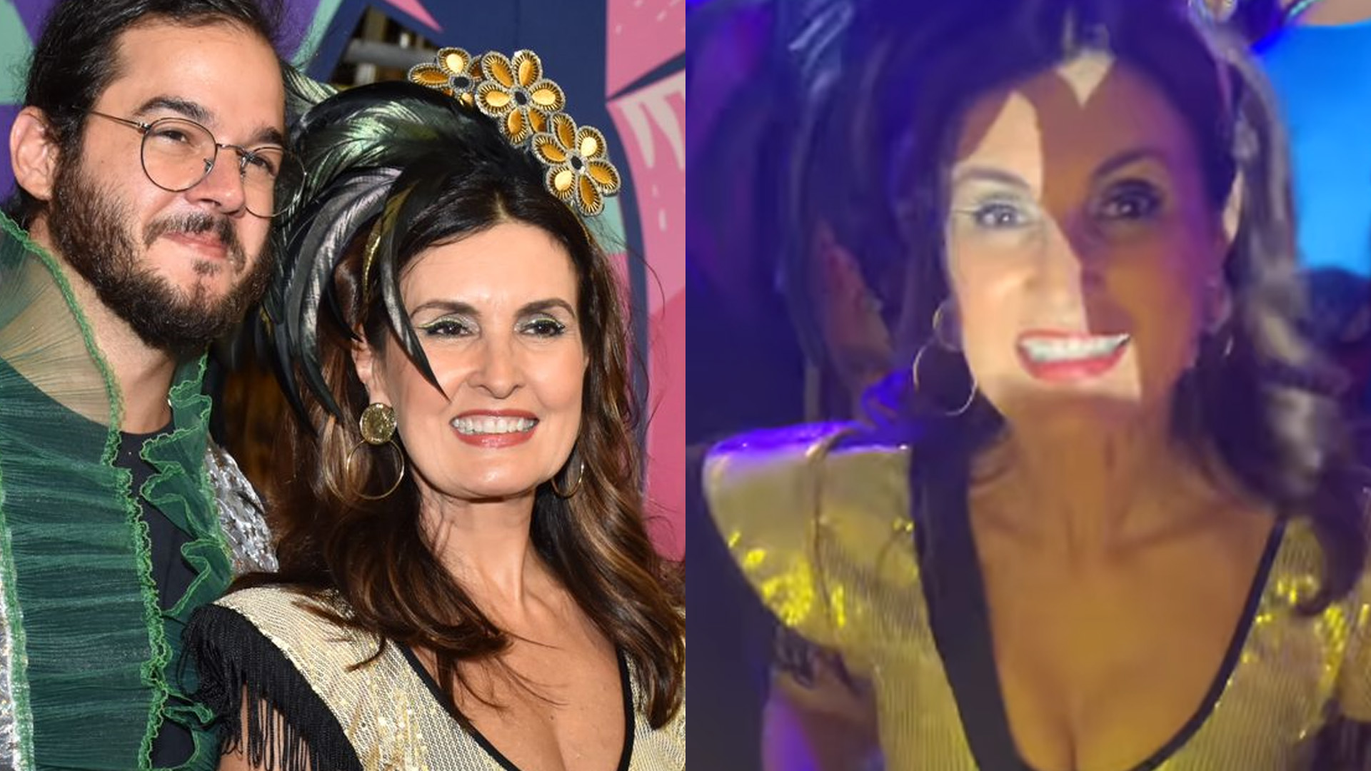 Fátima Bernardes mostra energia de menina em Carnaval de Recife com o namorado: “Feliz”