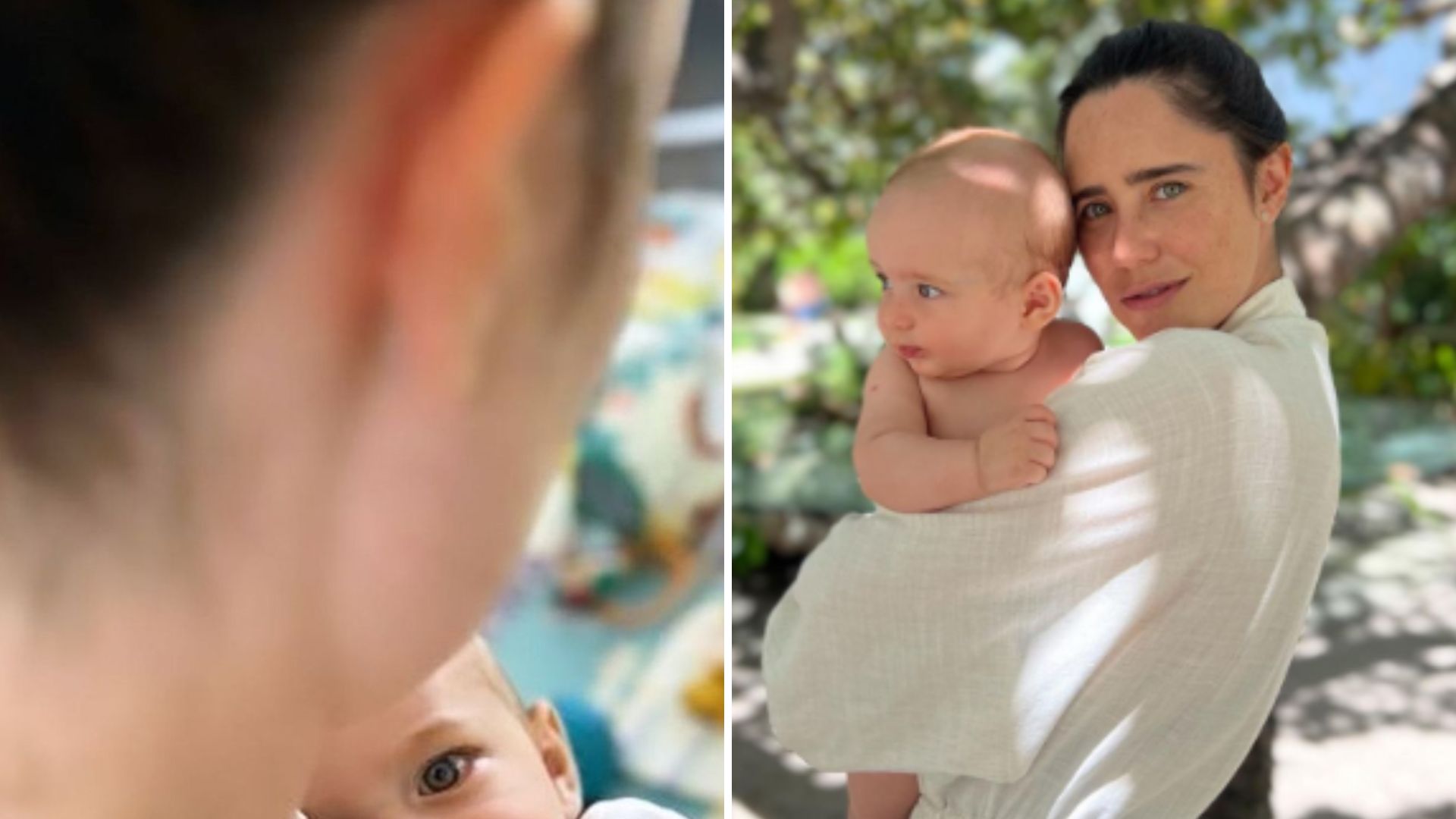 Fernanda Vasconcellos mostra a beleza da amamentação em clique com filho: “Amor infinito”