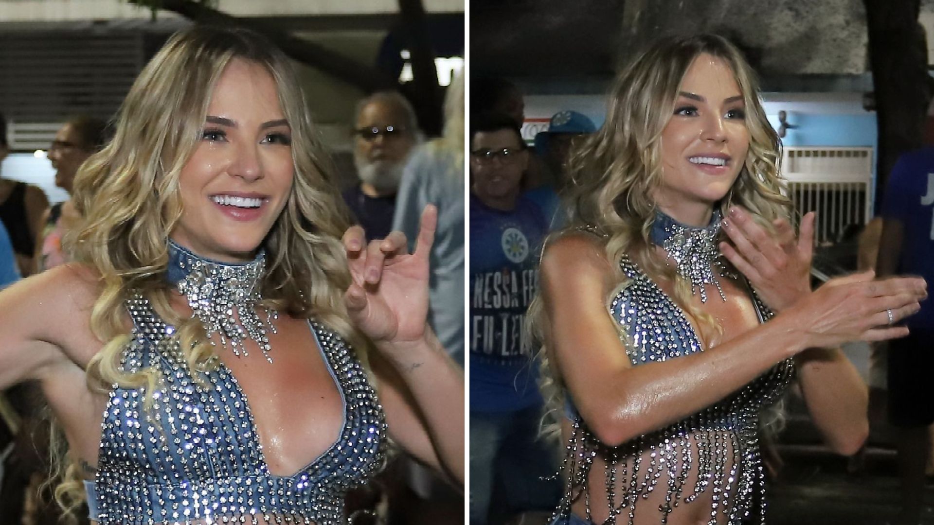 Descuidada? Gabi Martins samba na rua de shortinho e polpa do bumbum escapa