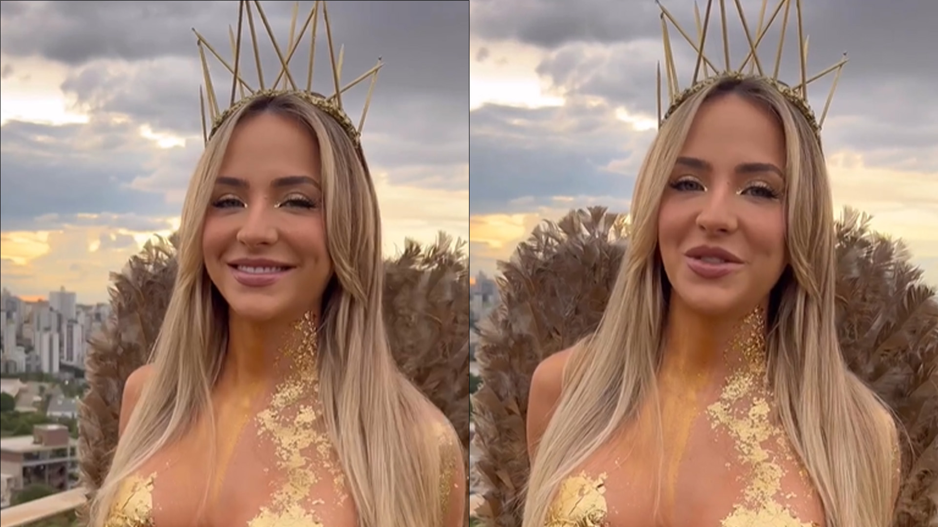 Pelada, Gabi Martins deixa seios à mostra em fantasia de Carnaval: “Gostosa”