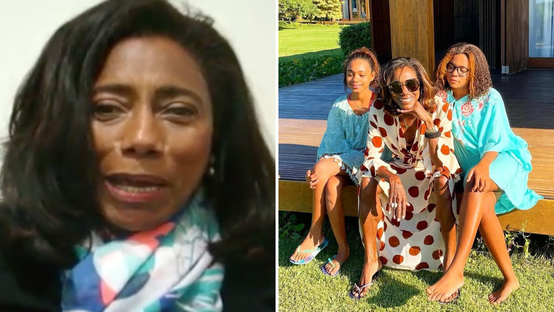 Glória Maria produziu leite e amamentou uma das filhas adotivas: “Aconteceu comigo”
