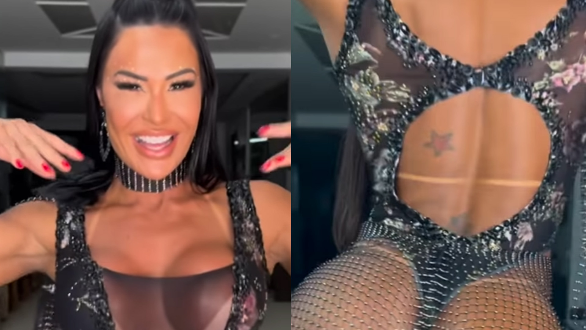 Gracyanne Barbosa dá close em look indiscreto engolido por bumbum e fãs babam: “Quem tem, joga”